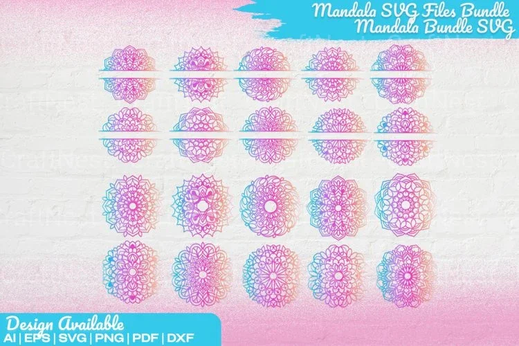Mandala 20 Cut SVG Bundle