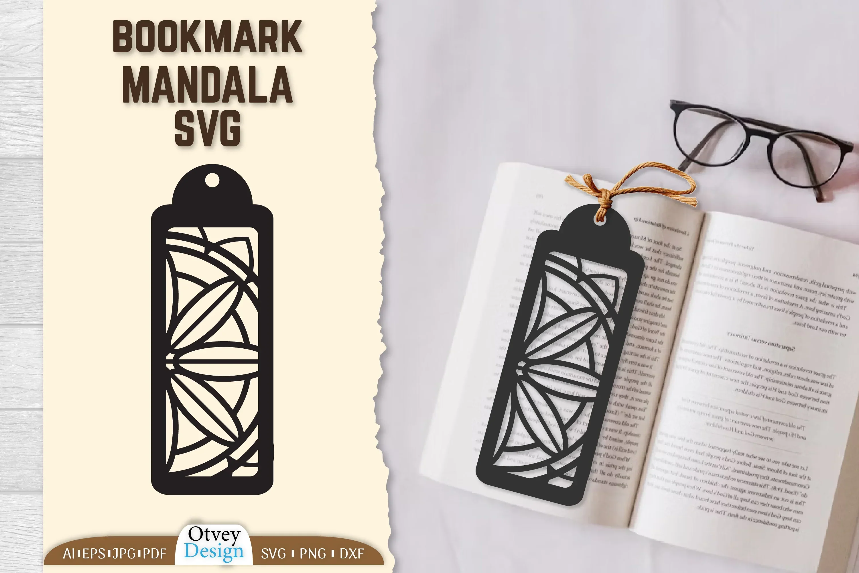 Mandala Bookmark SVG Bundle