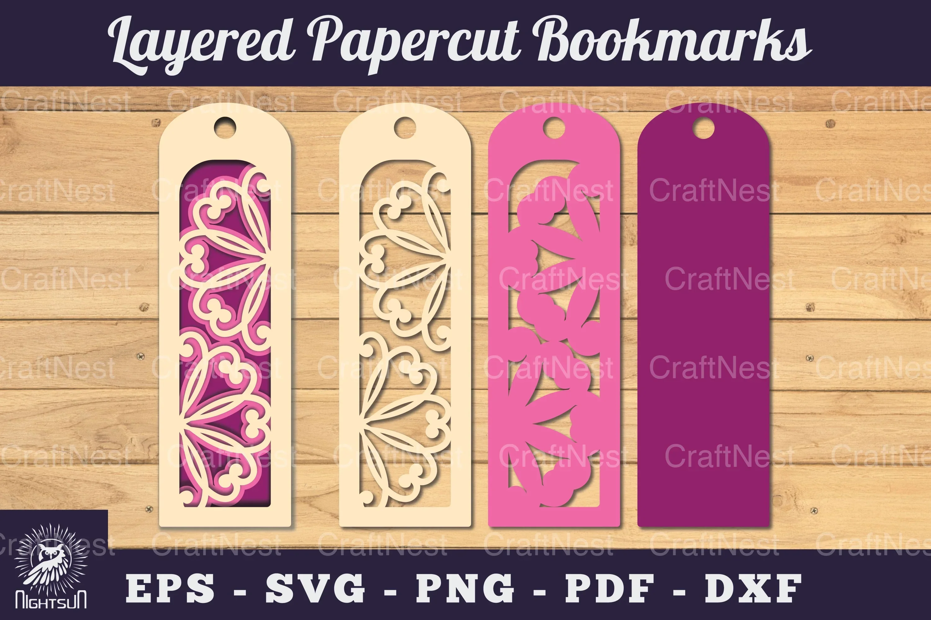 Mandala Bookmark SVG Bundle
