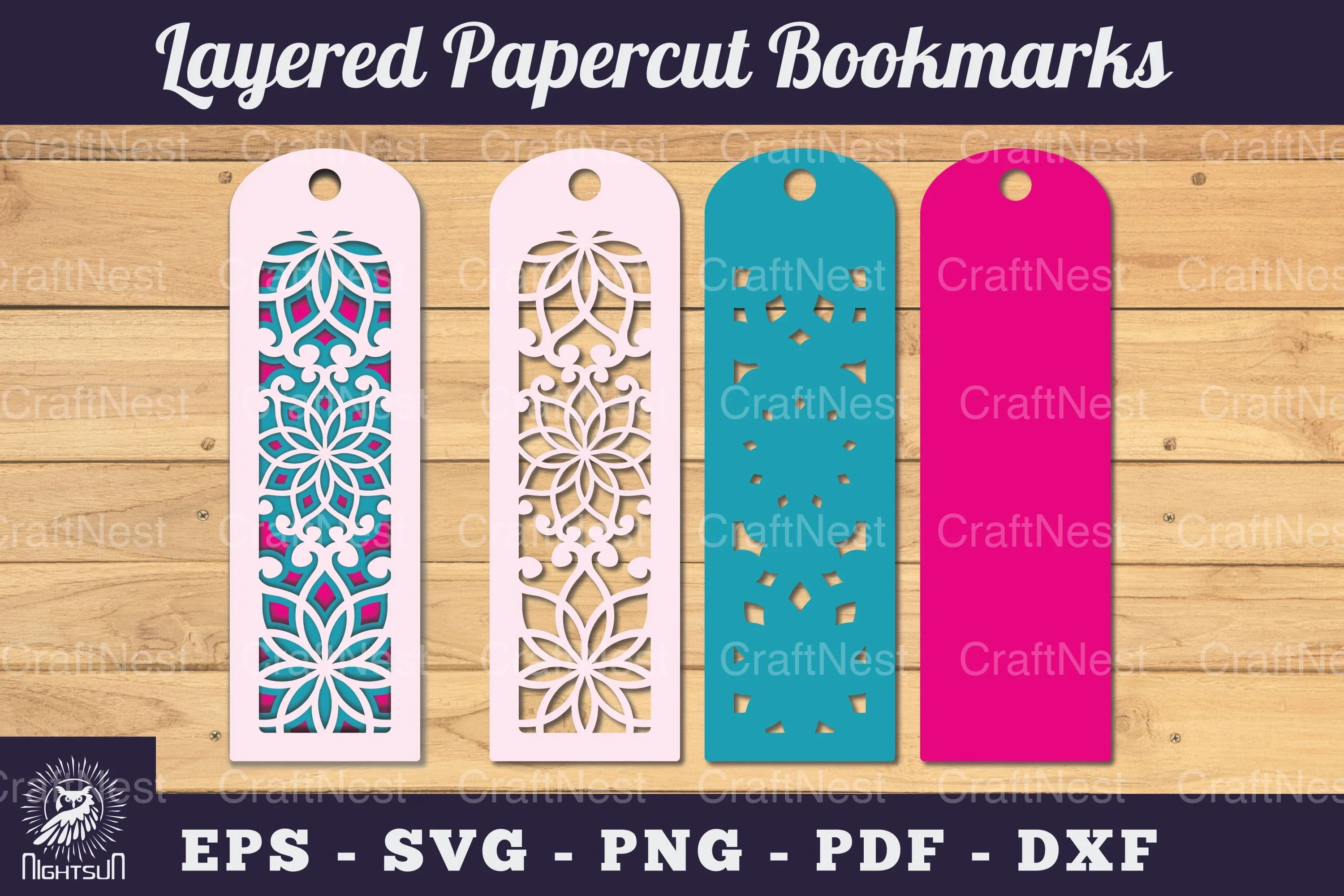 Mandala Bookmark SVG Bundle