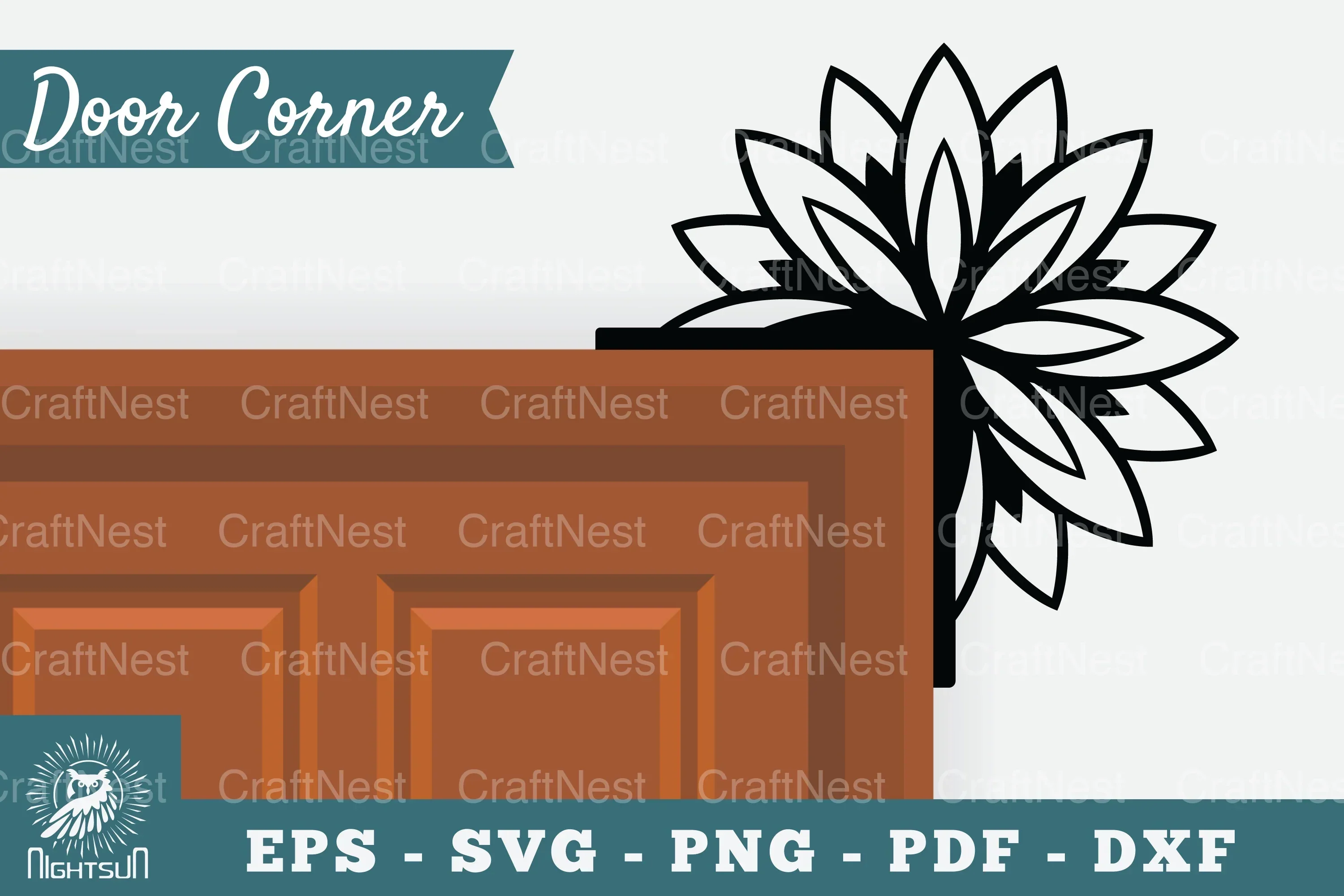Mandala Door Corner SVG Bundle