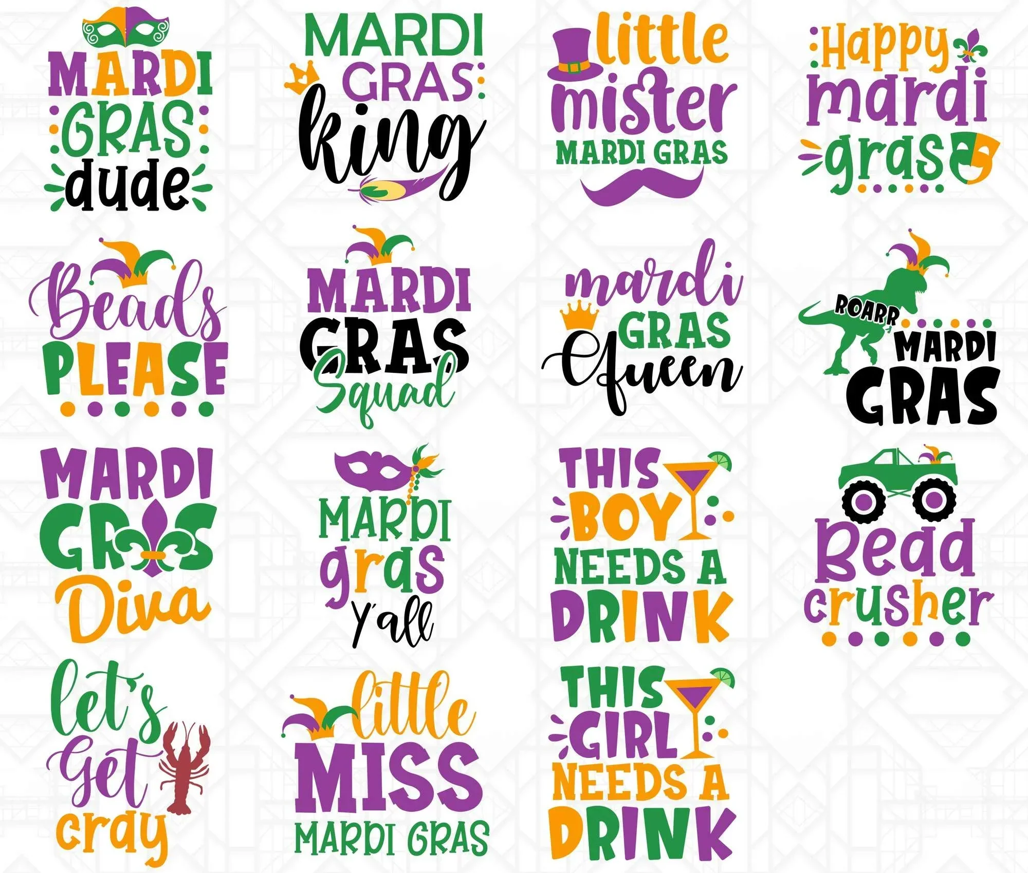 Mardi Gras SVG - Image 2