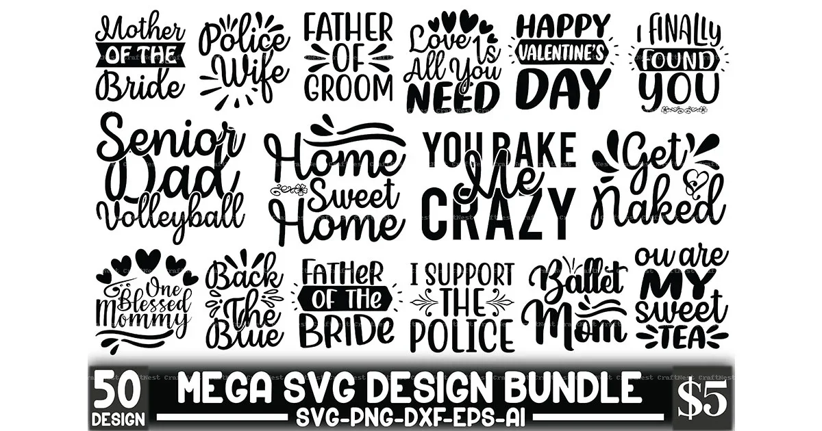 Mega Design SVG Bundle