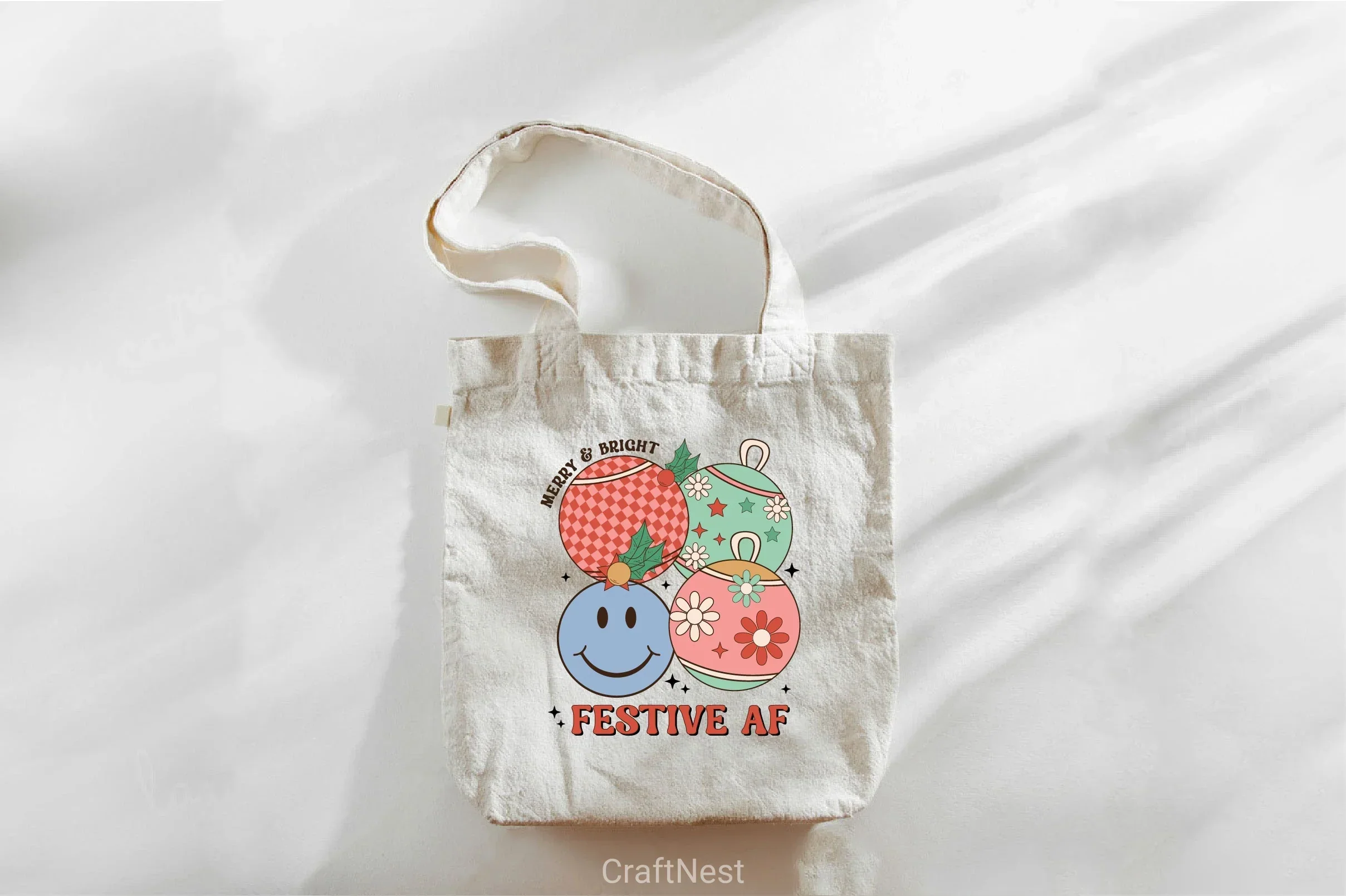 Merry & Bright Festive Af SVG Bundle - Image 2