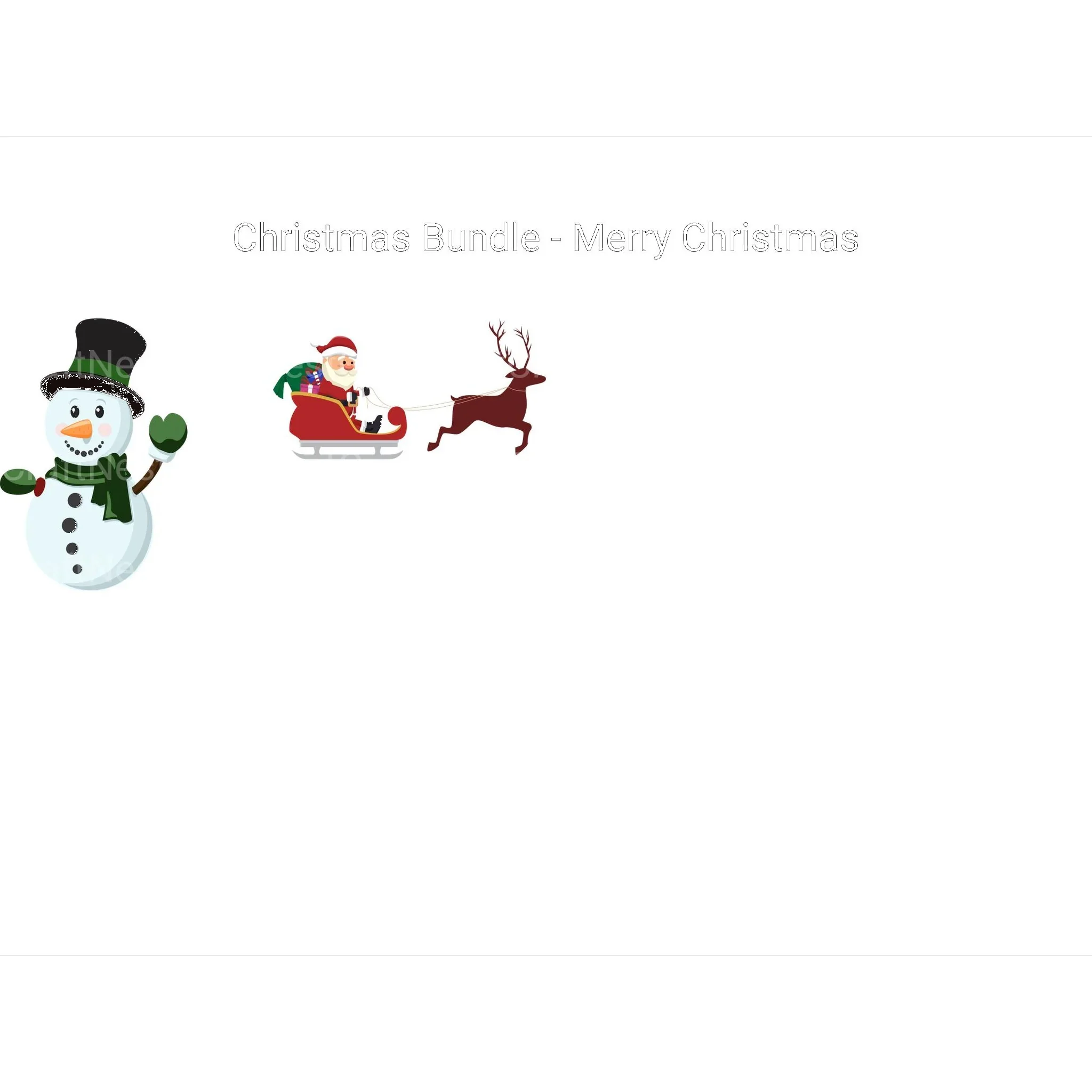 Merry Christmas SVG Bundle - Image 3