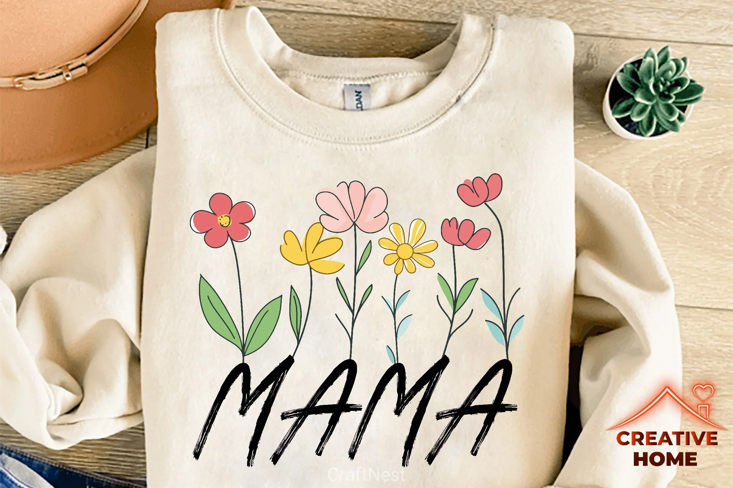 Mom Hand Lettered SVG Bundle - Image 6