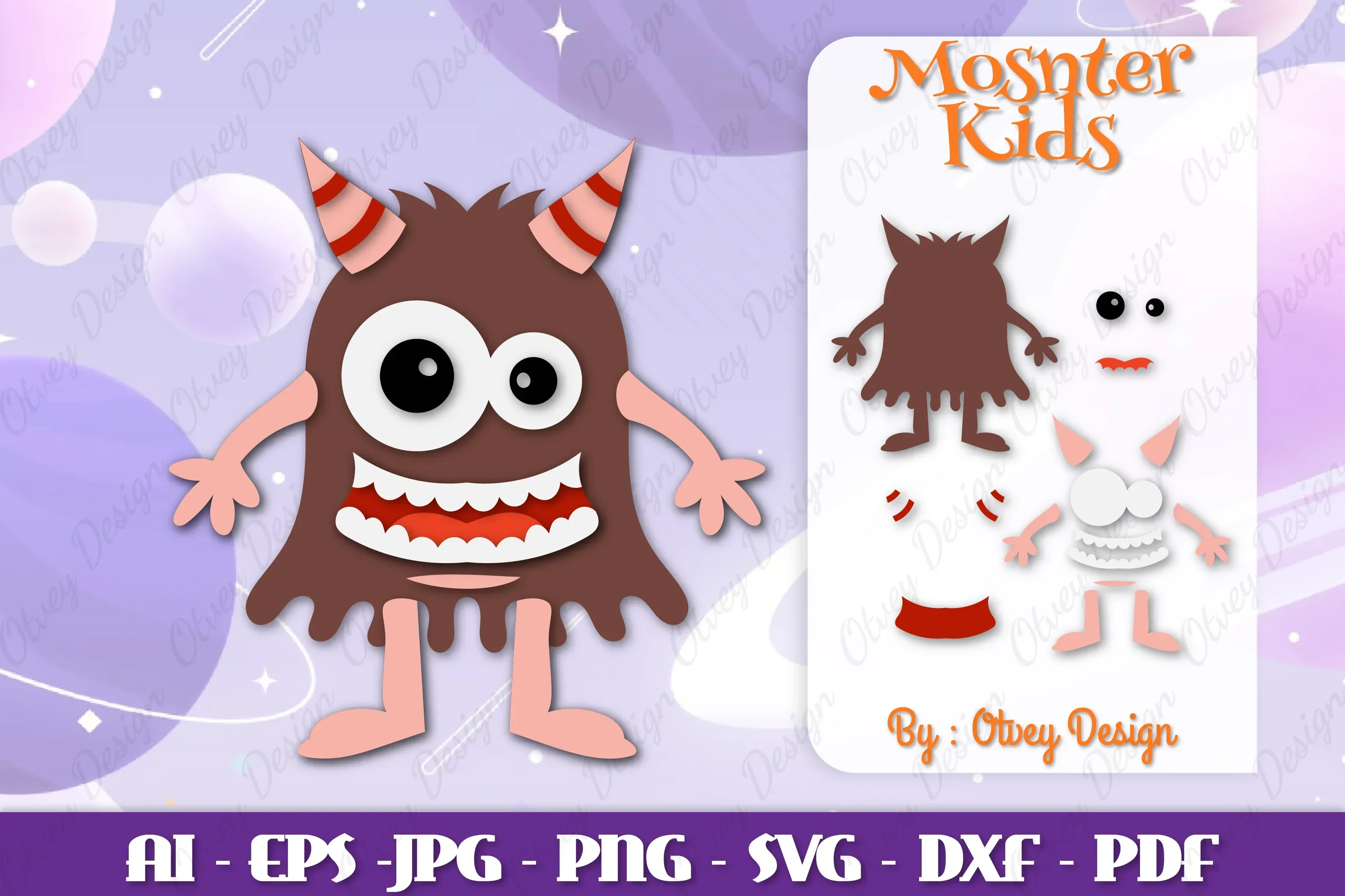 Monster Kids SVG Bundle