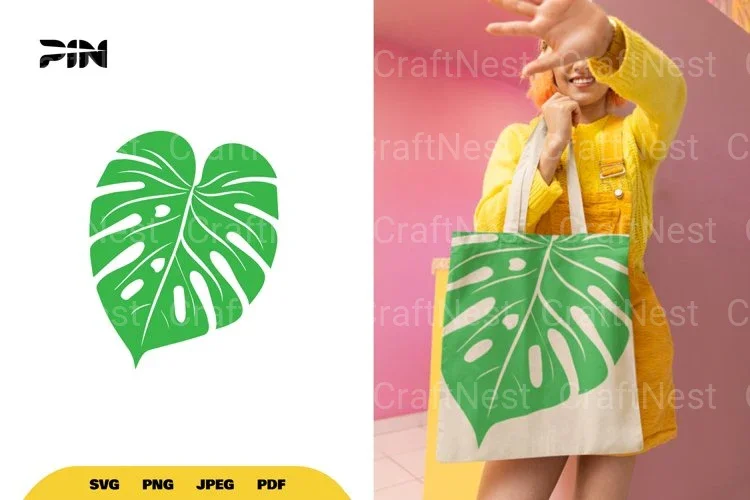 Monstera Leaf SVG Bundle
