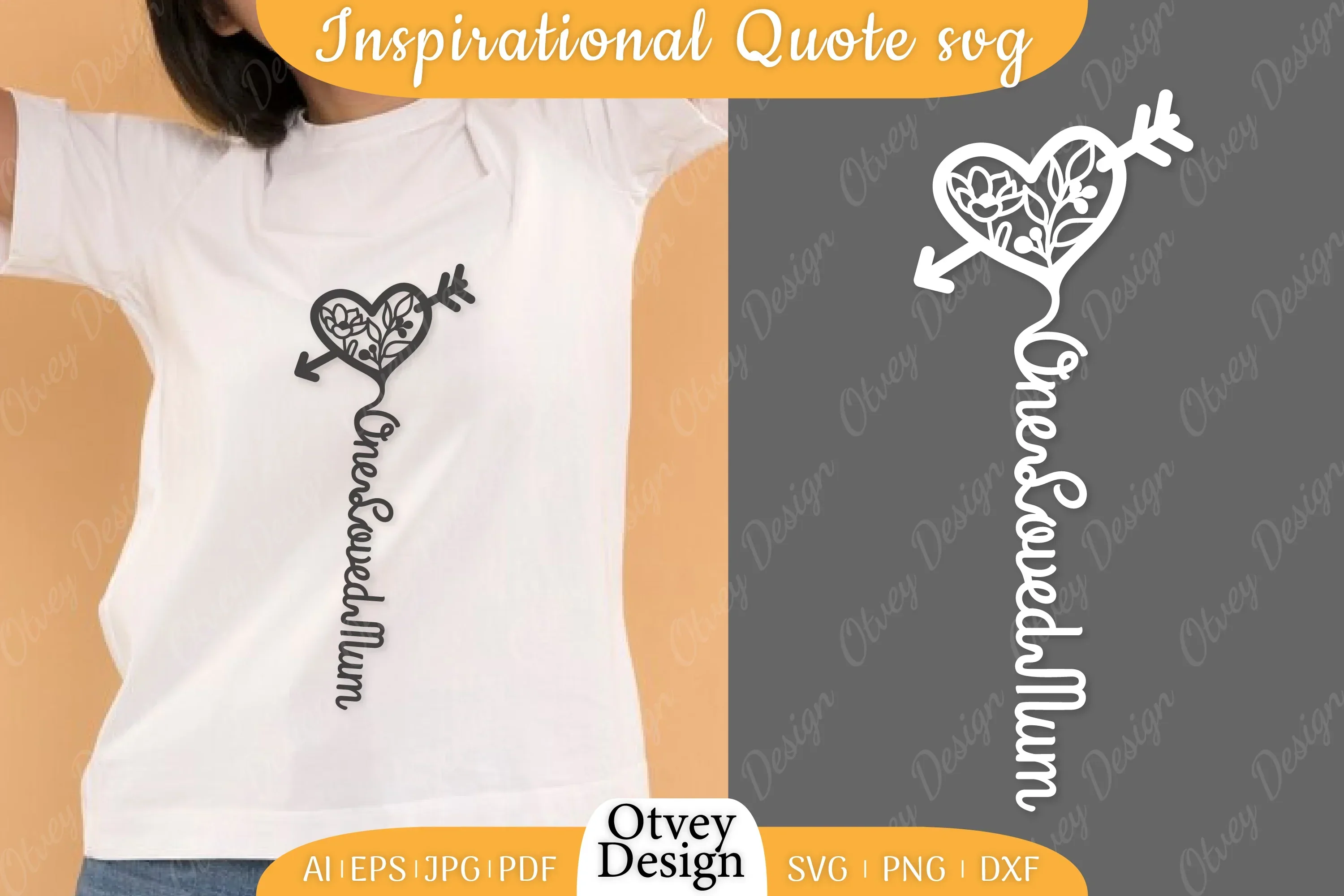 Mother's Day Love Floral Designs Gifts for Mom SVG Bundle