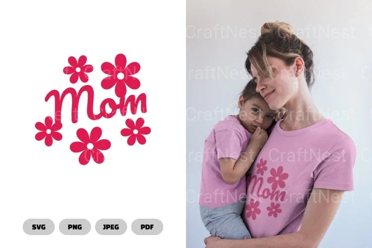 Mother's Day SVG Bundle - Mom Clipart Collection