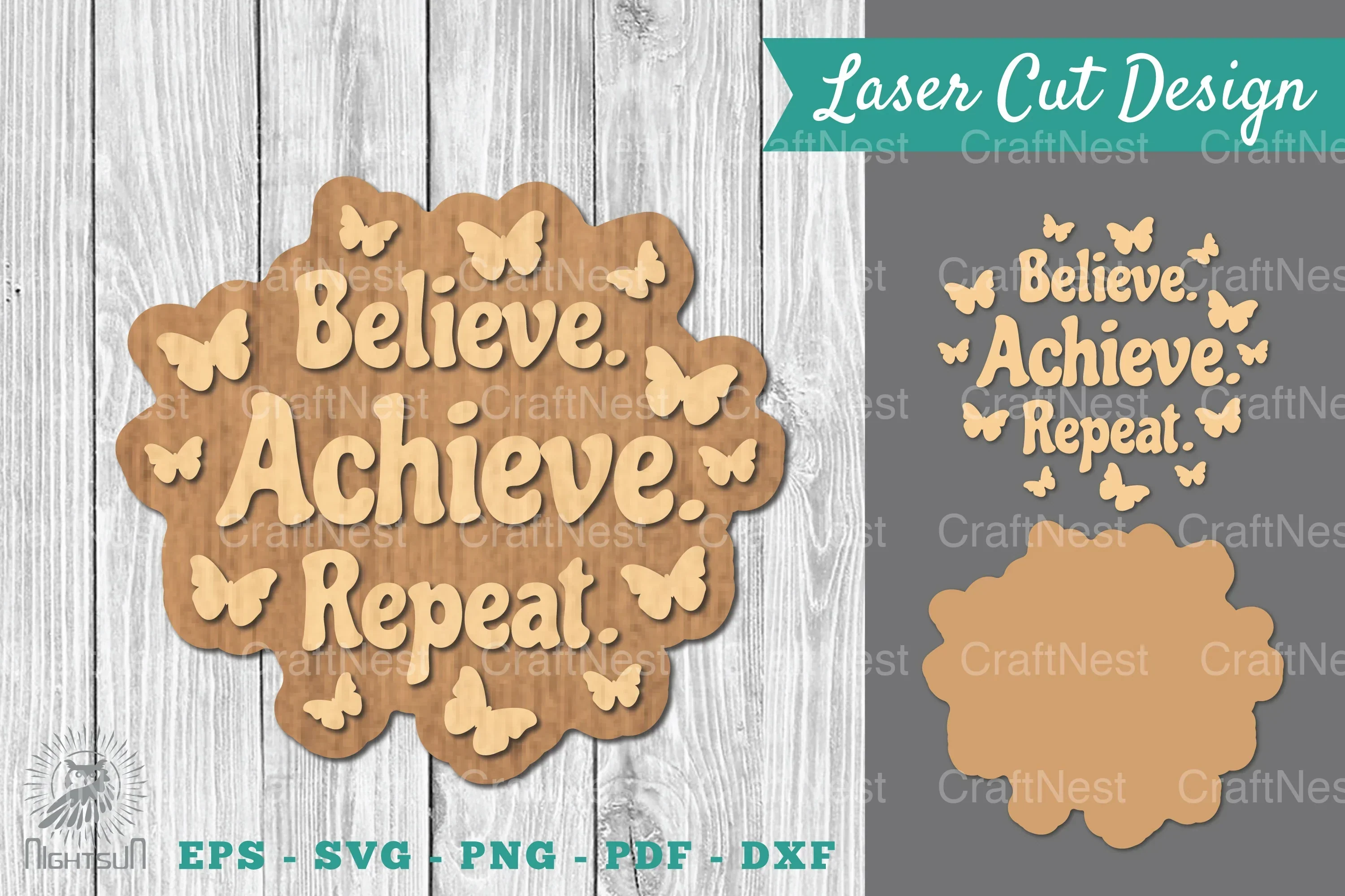 Motivational Laser Cut Decoration SVG Bundle