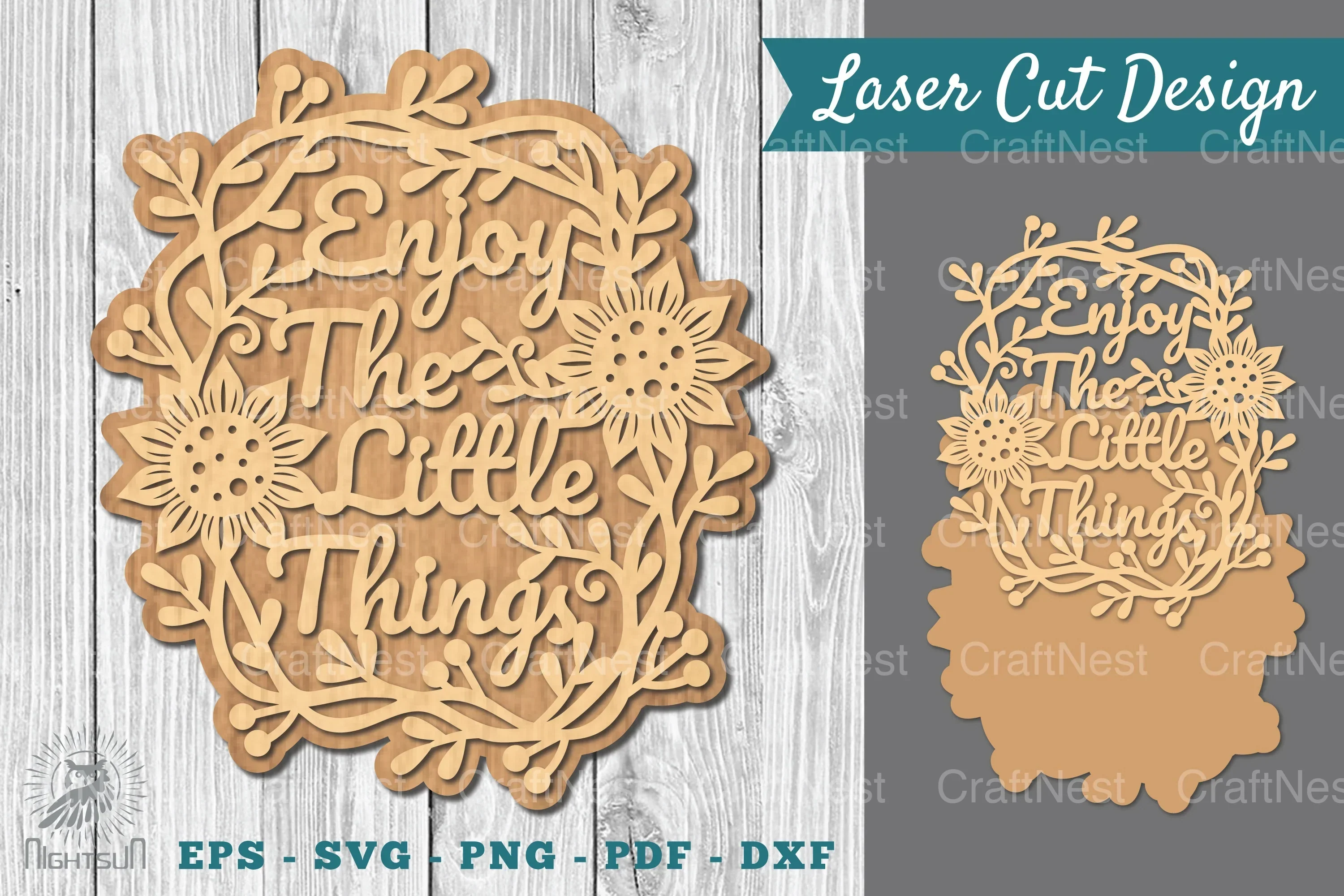 Motivational Quotes Laser Cut Sign SVG Bundle
