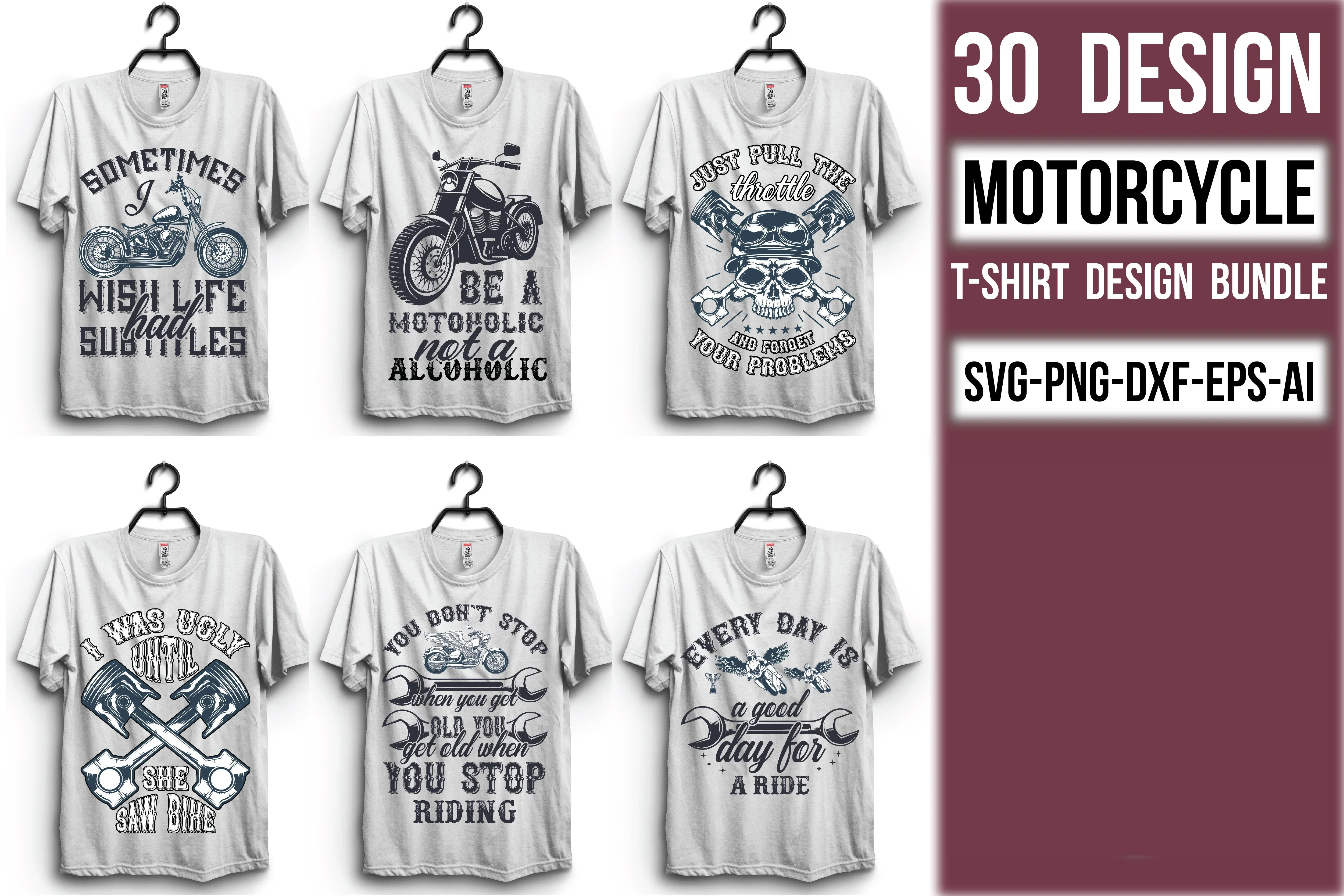 Motorcycle T Shirt Bundle - Image 2