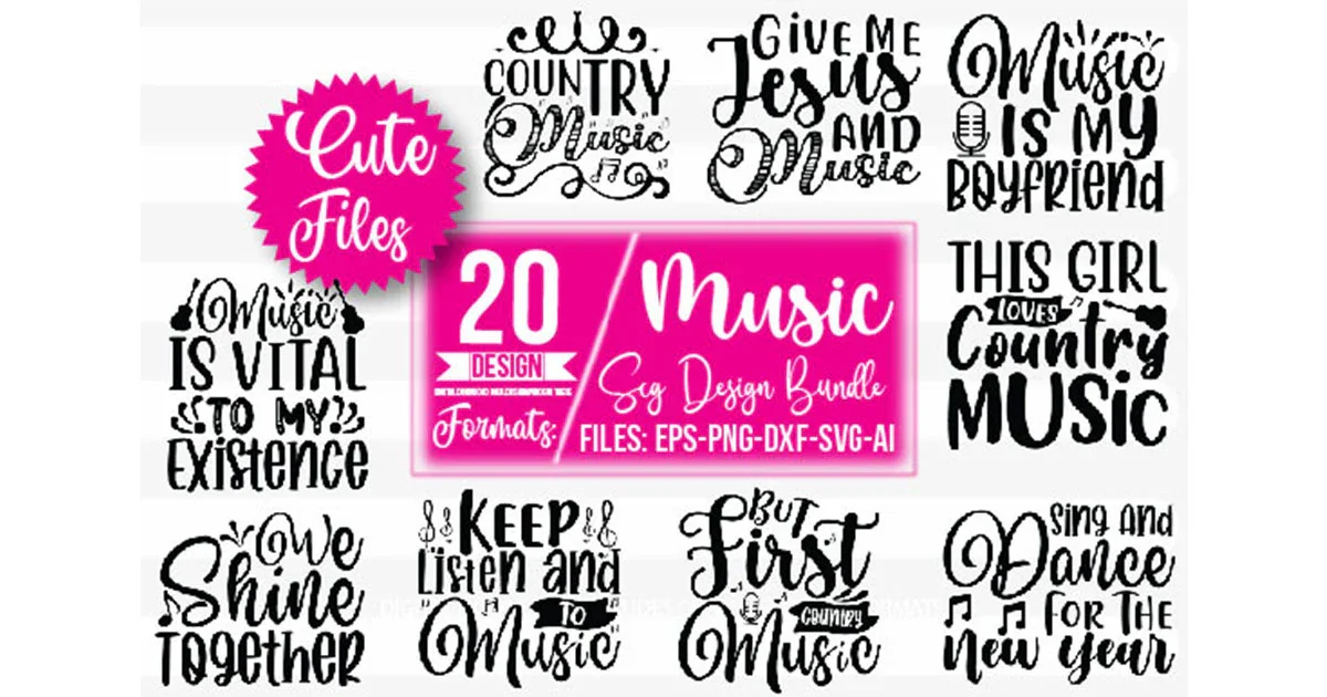 Music SVG Bundle