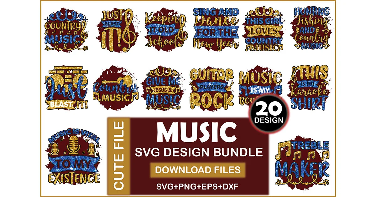 Music SVG Bundle - Image 3