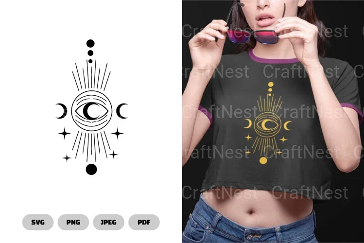 Mythical Eye Illustration Clipart Bundle