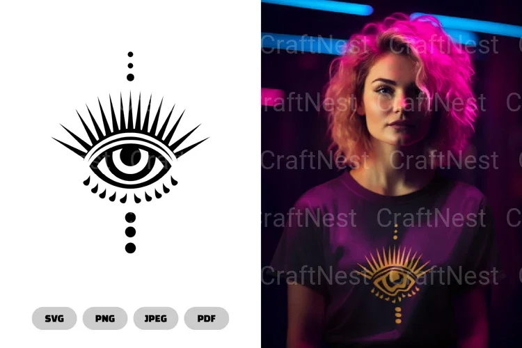 Mythical Eye Illustration Clipart Bundle