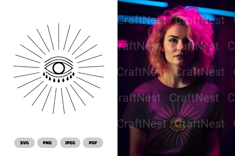 Mythical Eye Illustration Clipart Bundle