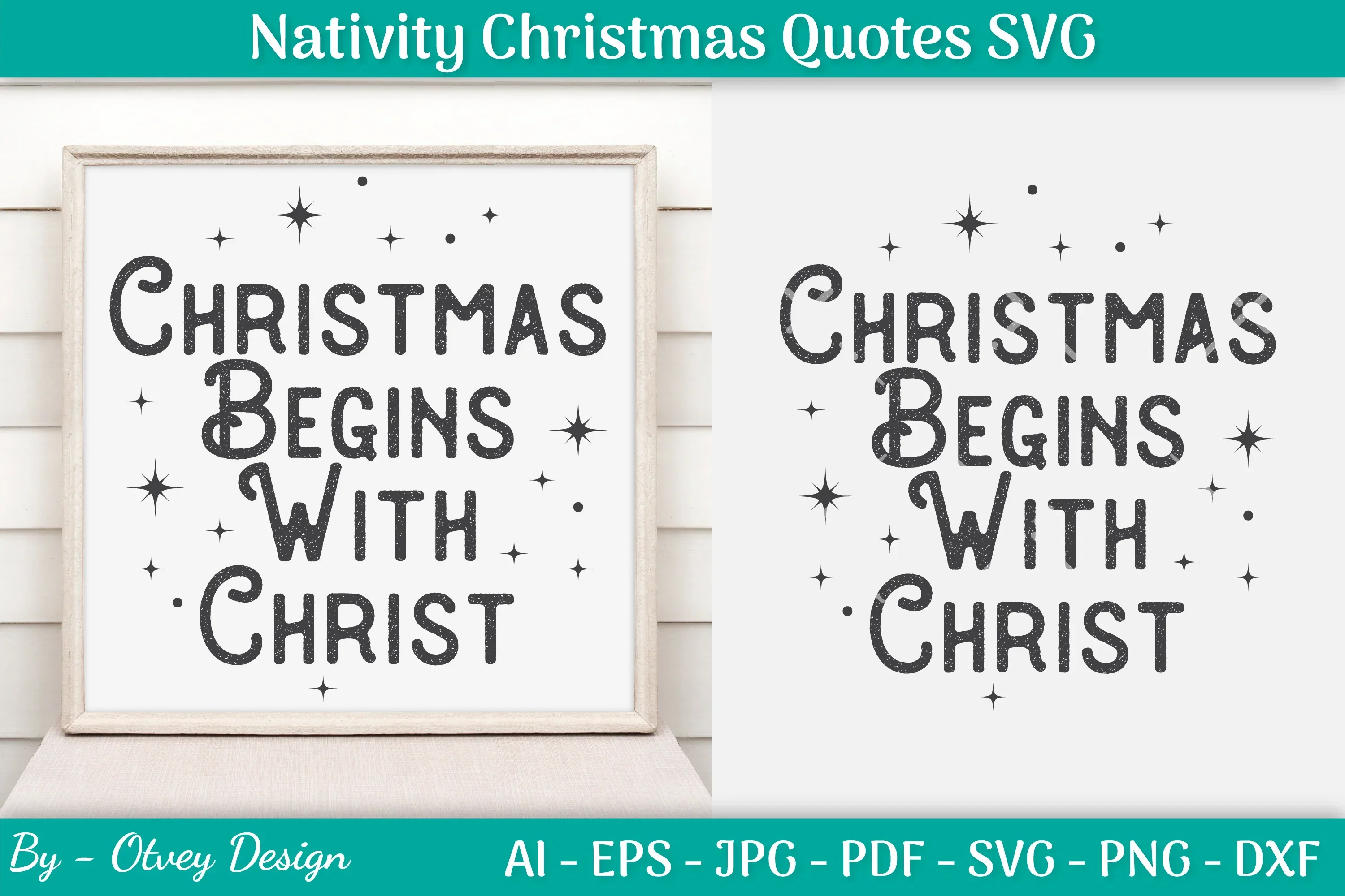 Nativity Christmas Quotes SVG Bundle