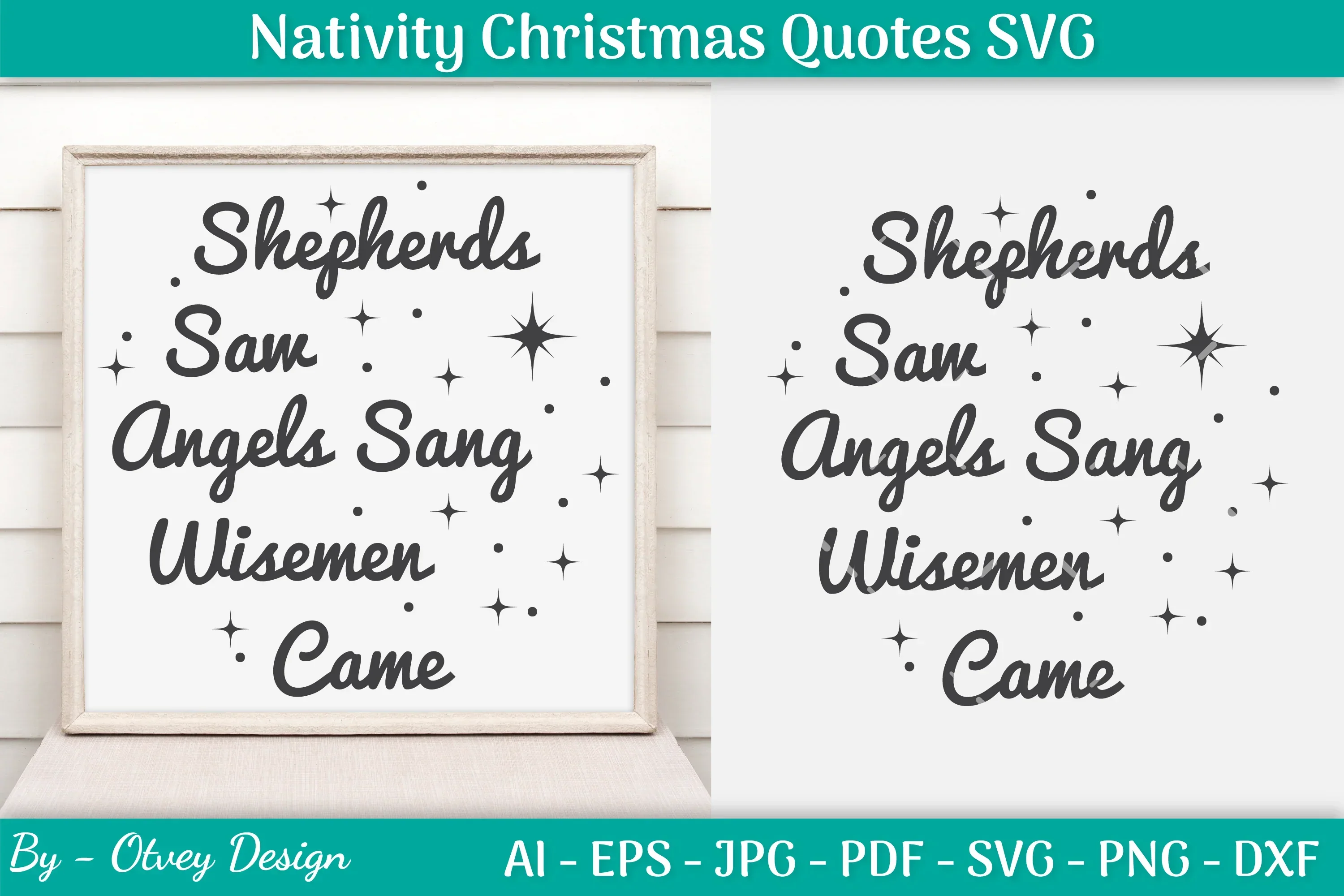 Nativity Christmas Quotes SVG Bundle
