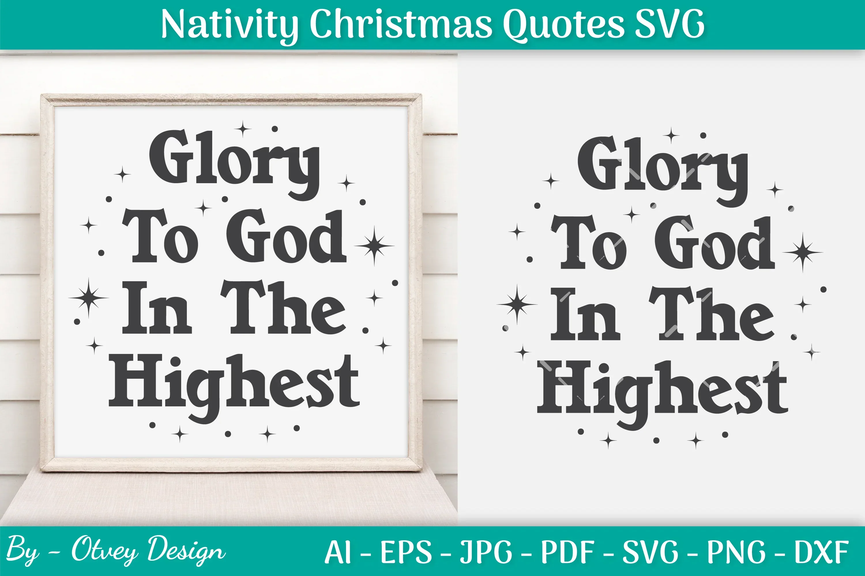 Nativity Christmas Quotes SVG Bundle