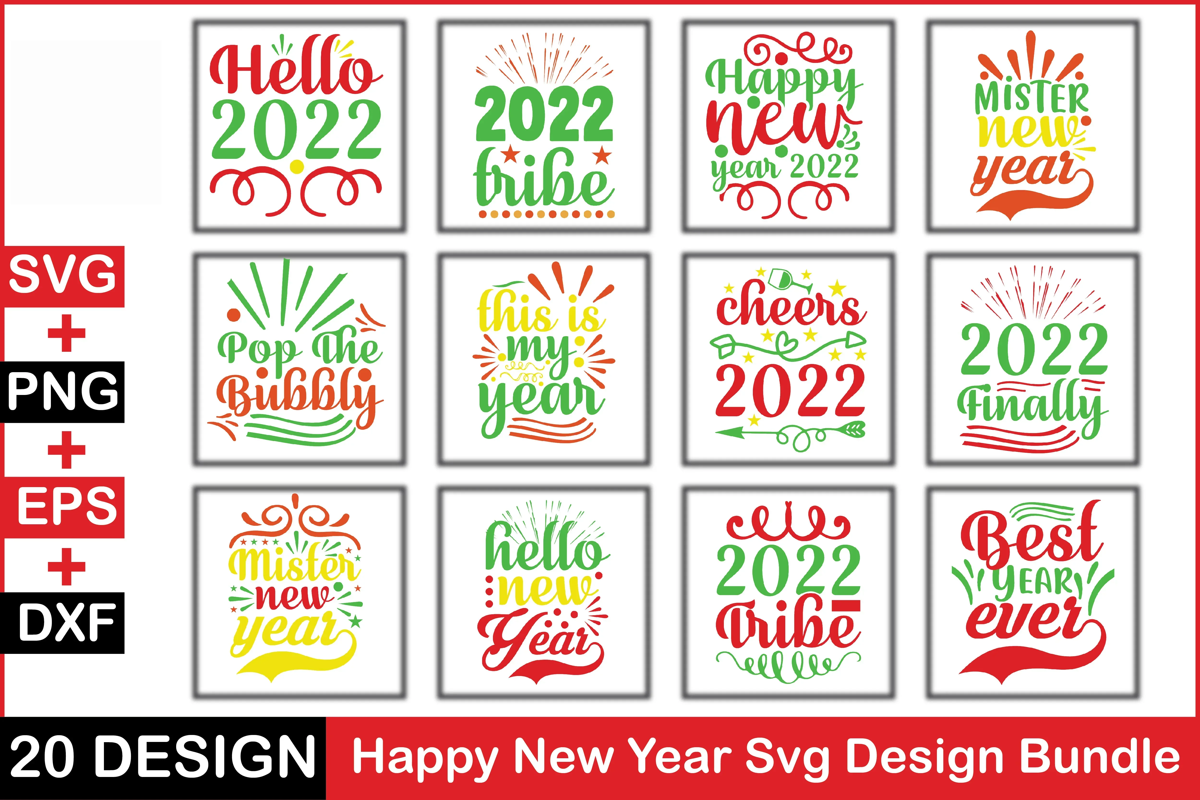 New Year 20 SVG Bundle - Image 3