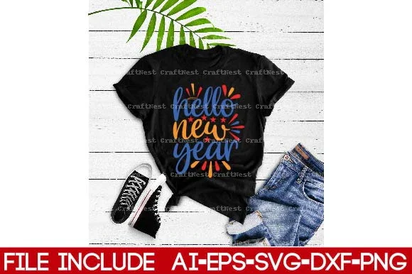 New Year 2025 SVG Bundle - Image 8