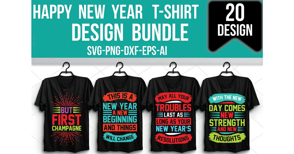New Year SVG Bundle