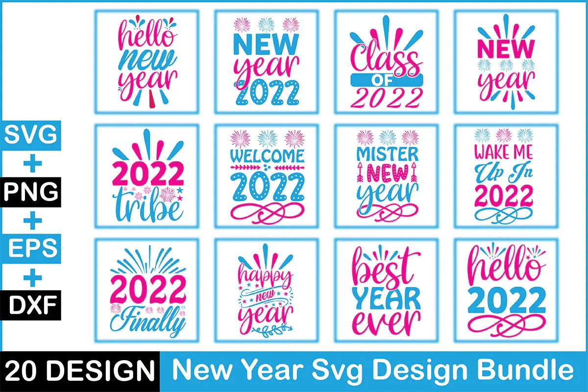 New Year SVG Bundle - Image 2