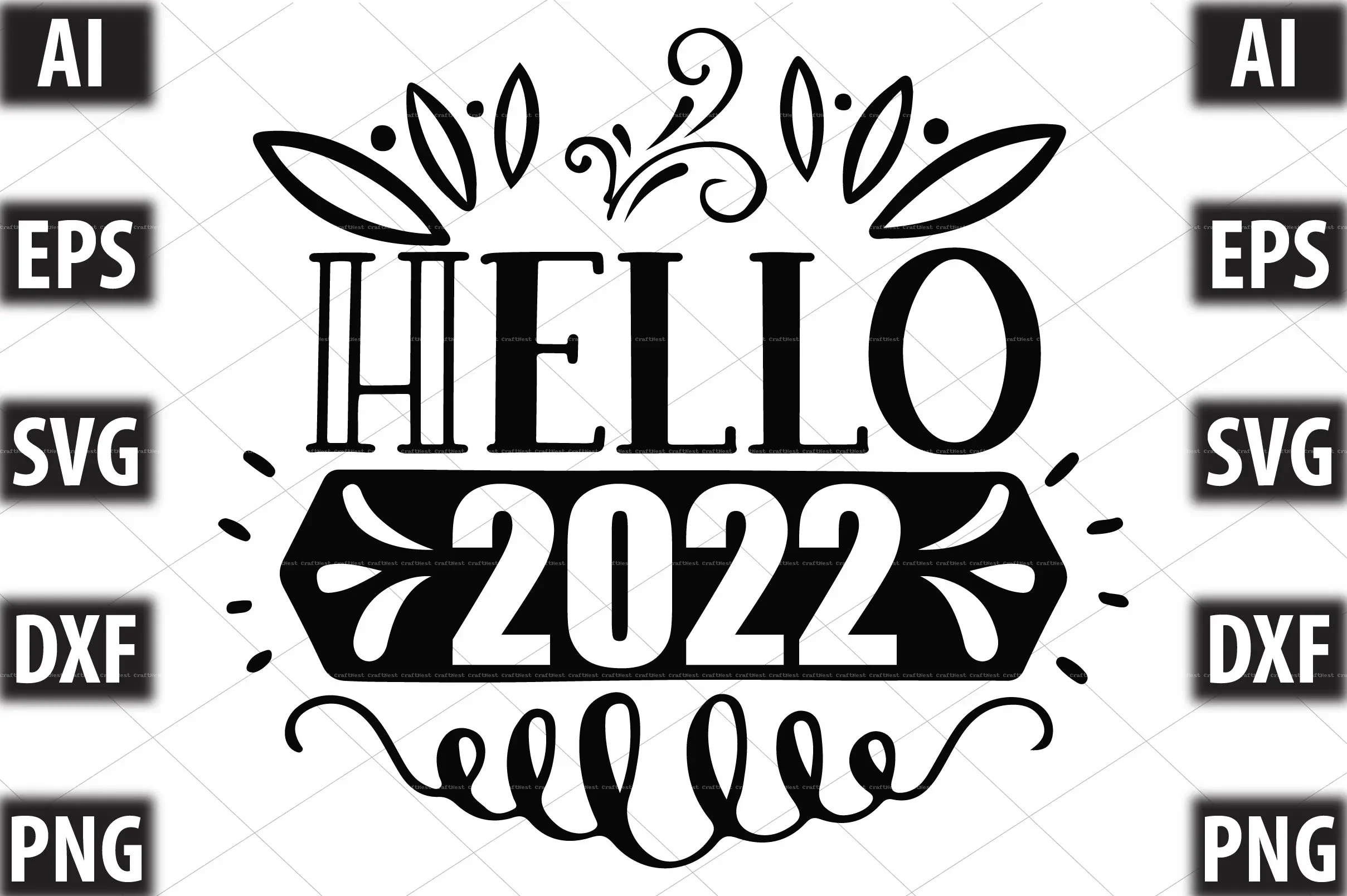 New Year SVG Bundle - Image 10