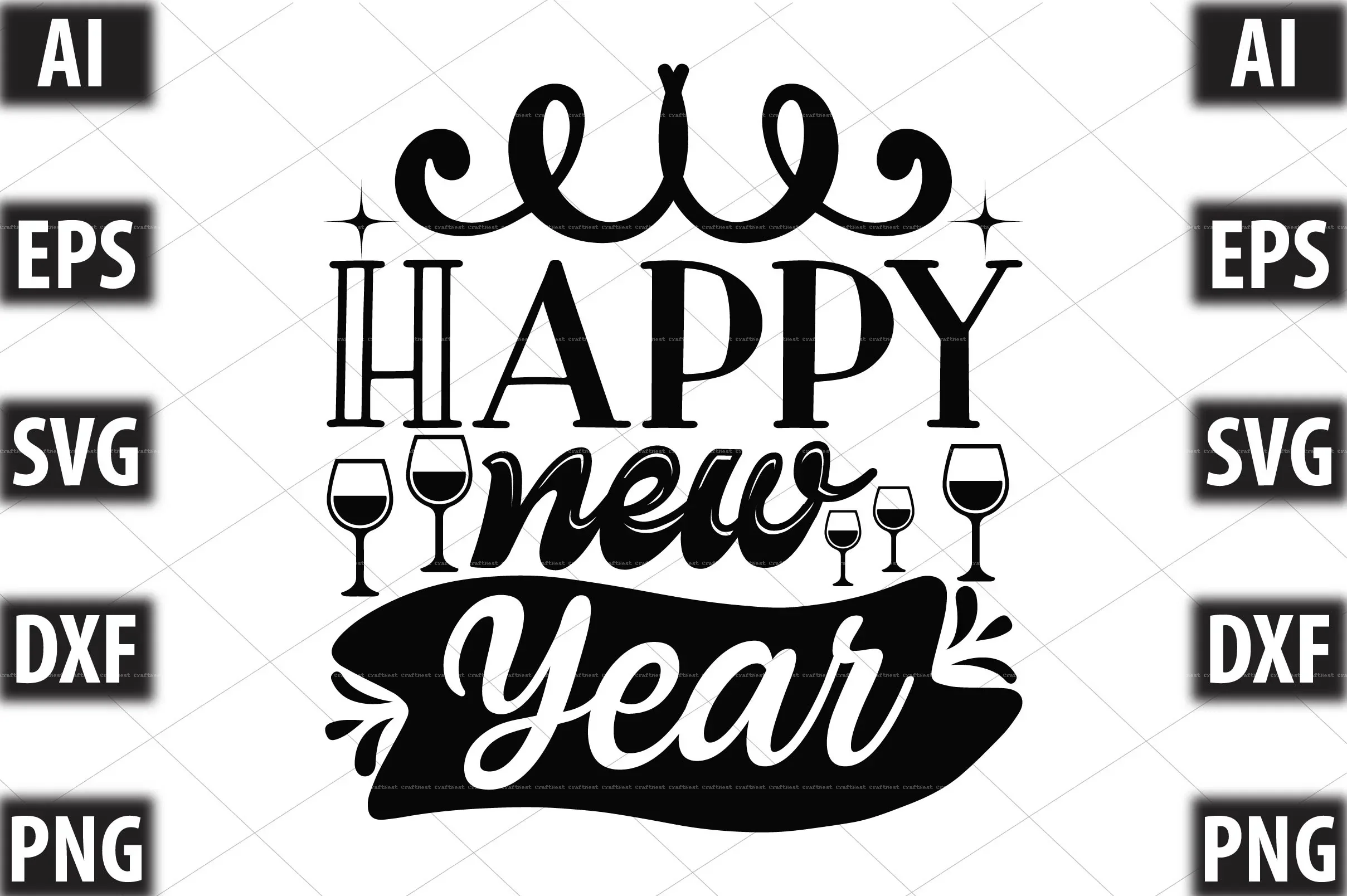 New Year SVG Bundle - Image 3