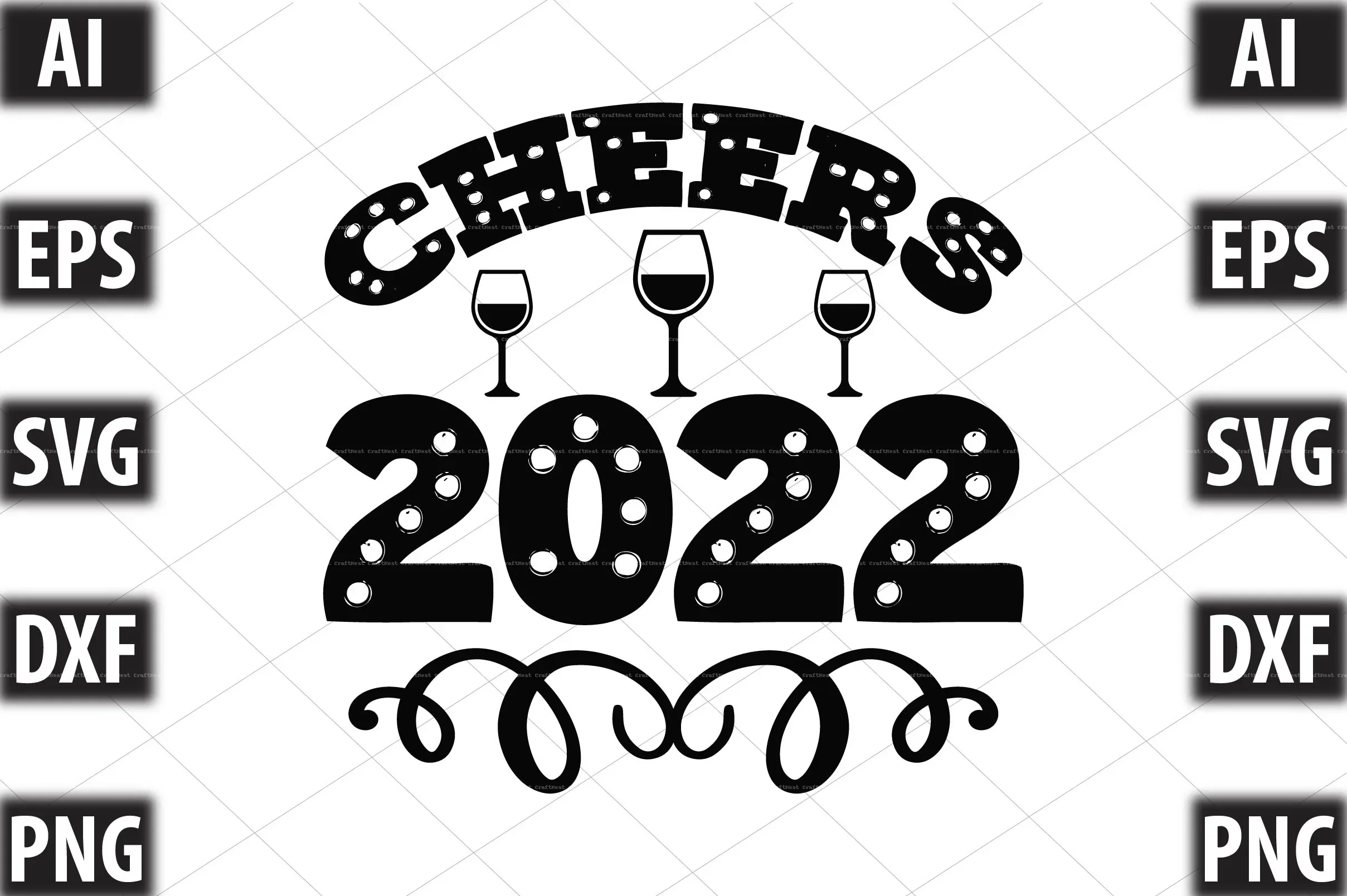 New Year SVG Bundle - Image 7