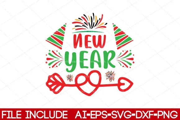 New Year SVG Bundle - Image 7