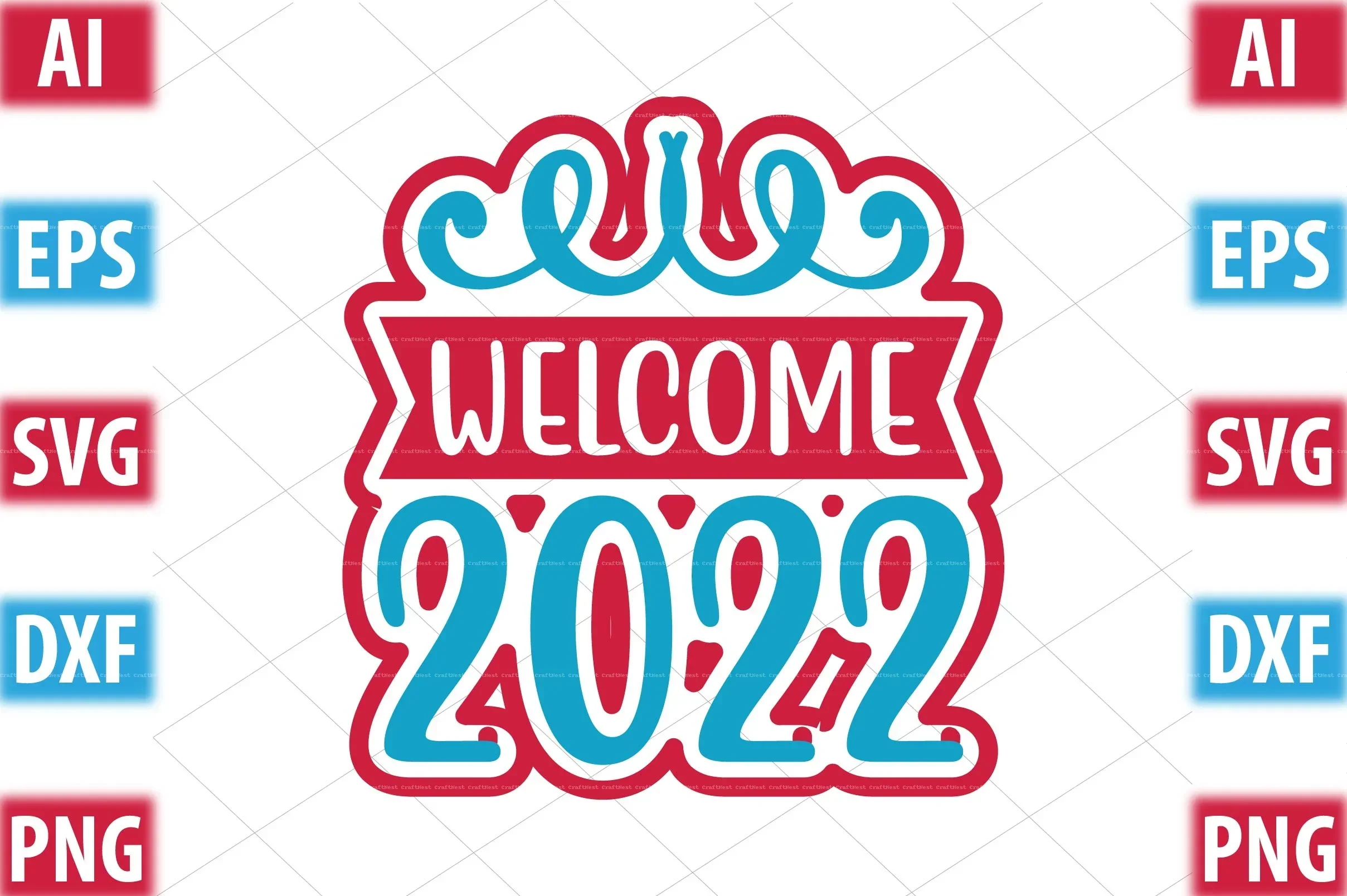 New Year SVG Bundle - Image 11