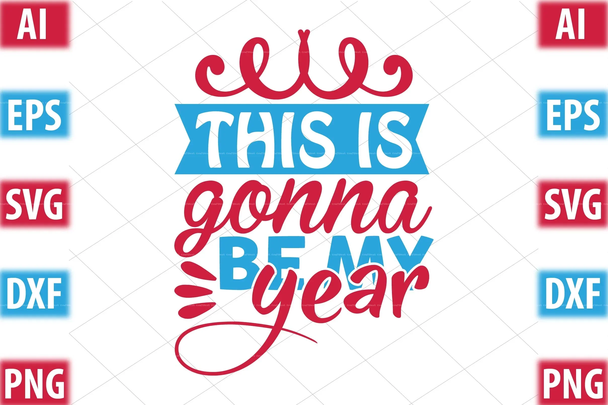 New Year SVG Bundle - Image 14