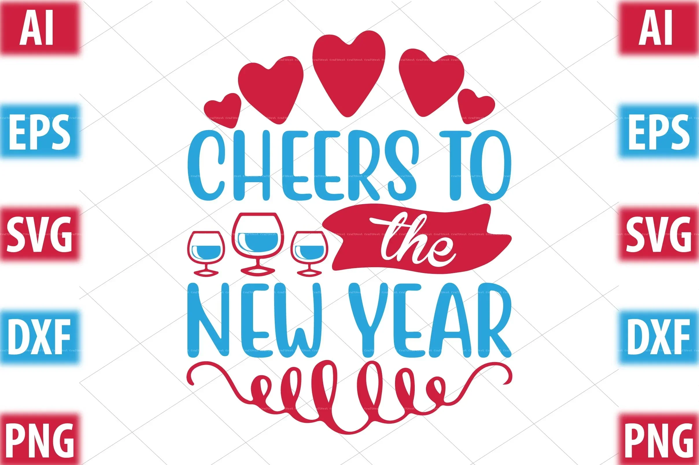 New Year SVG Bundle - Image 7