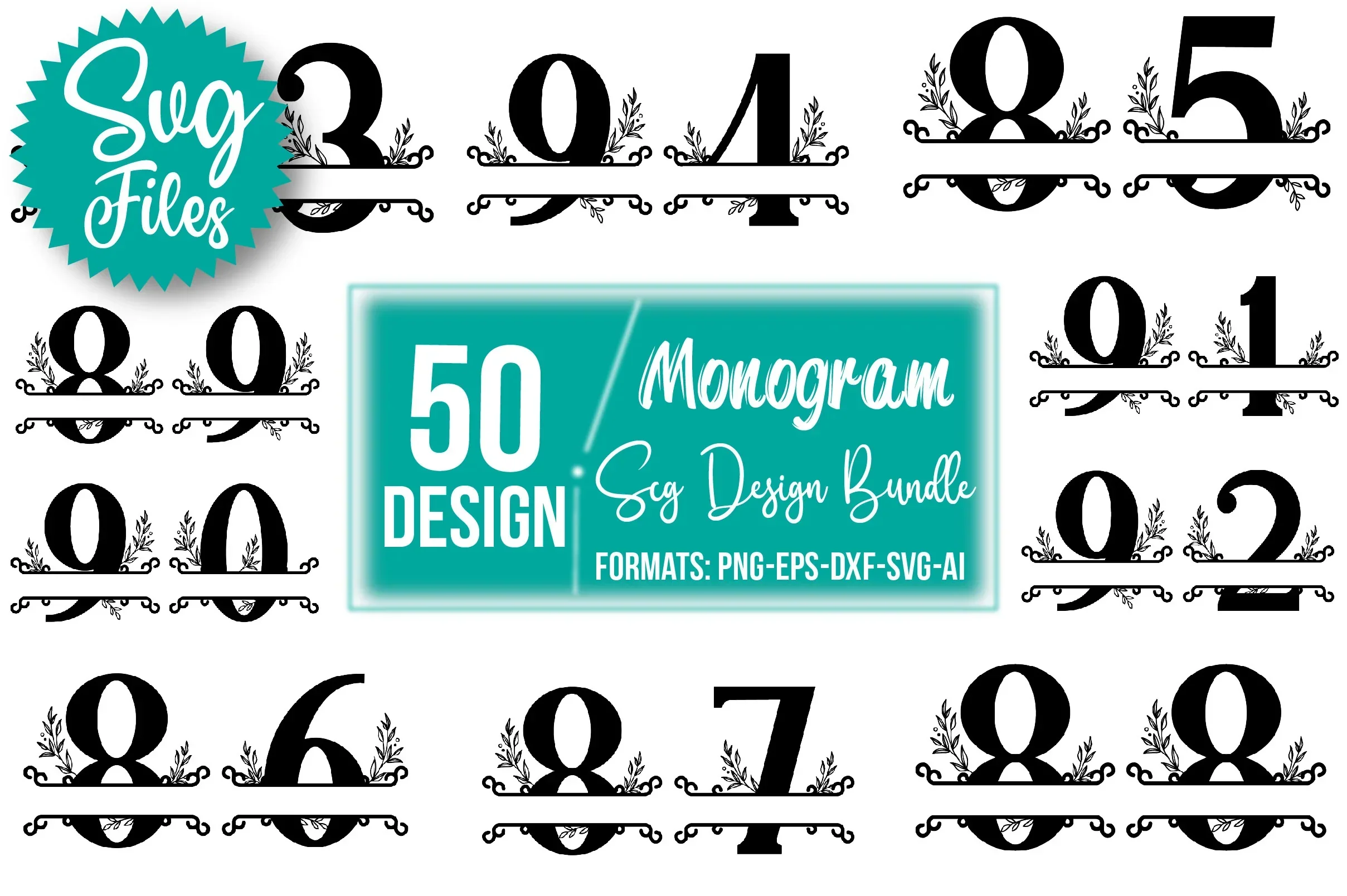Number SVG Bundle