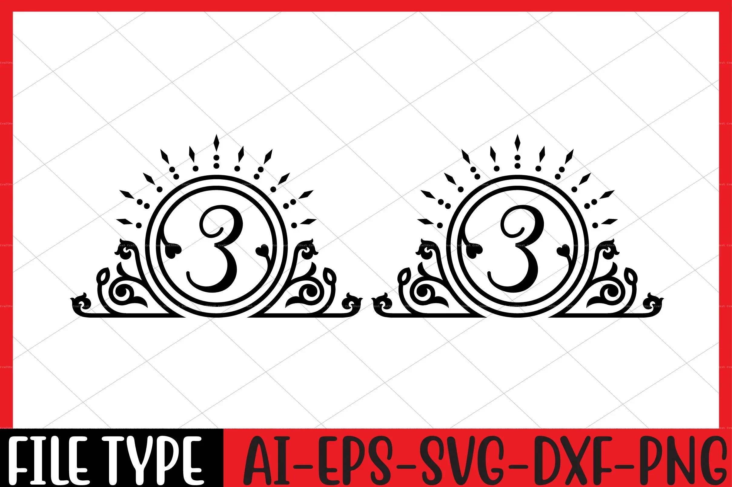 Number SVG Bundle - Image 4