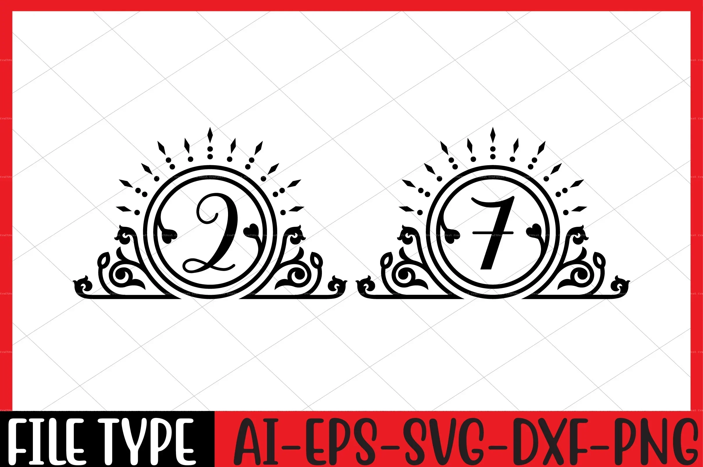 Number SVG Bundle - Image 5