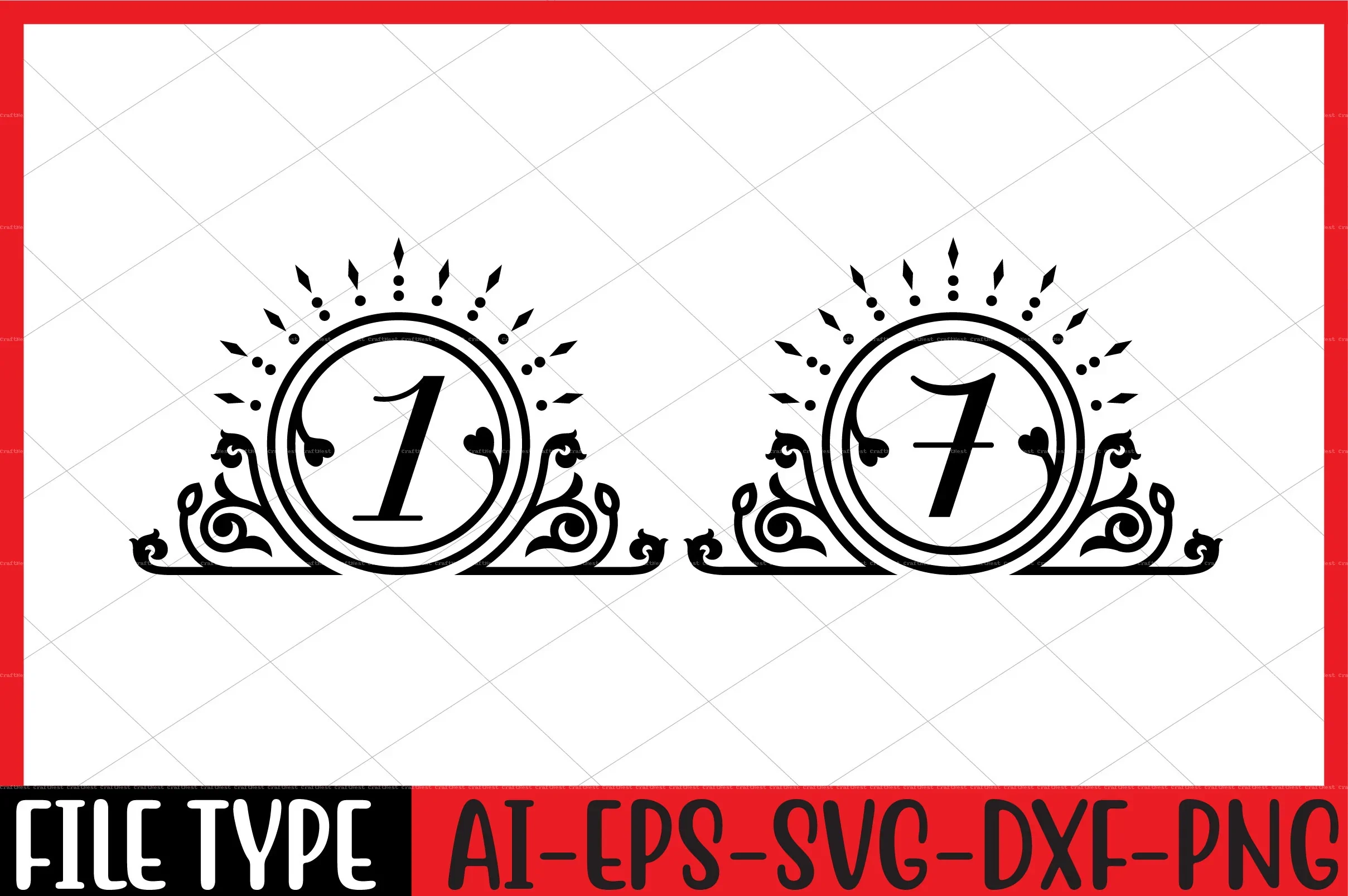 Number SVG Bundle - Image 4