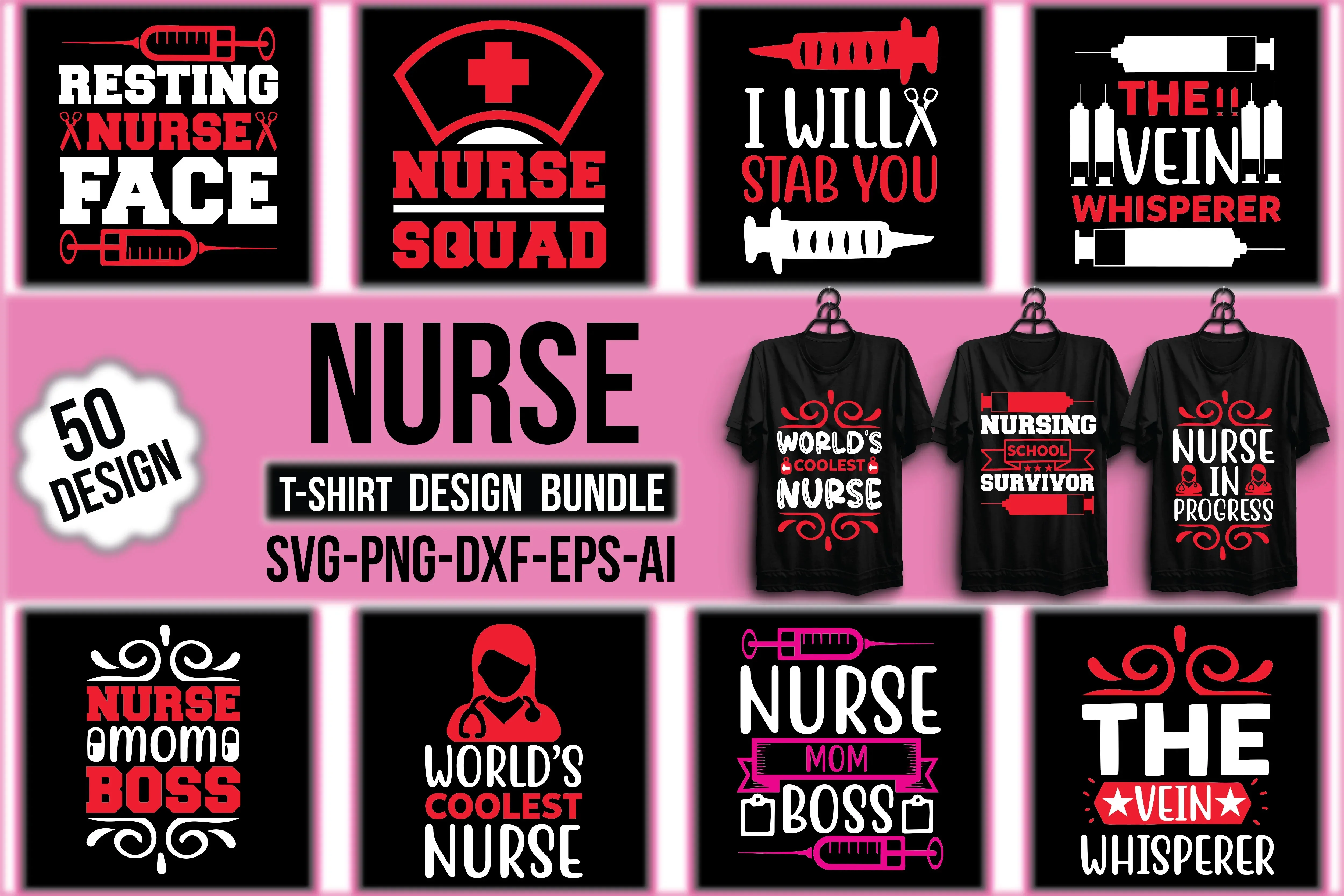 Nurse SVG Bundle