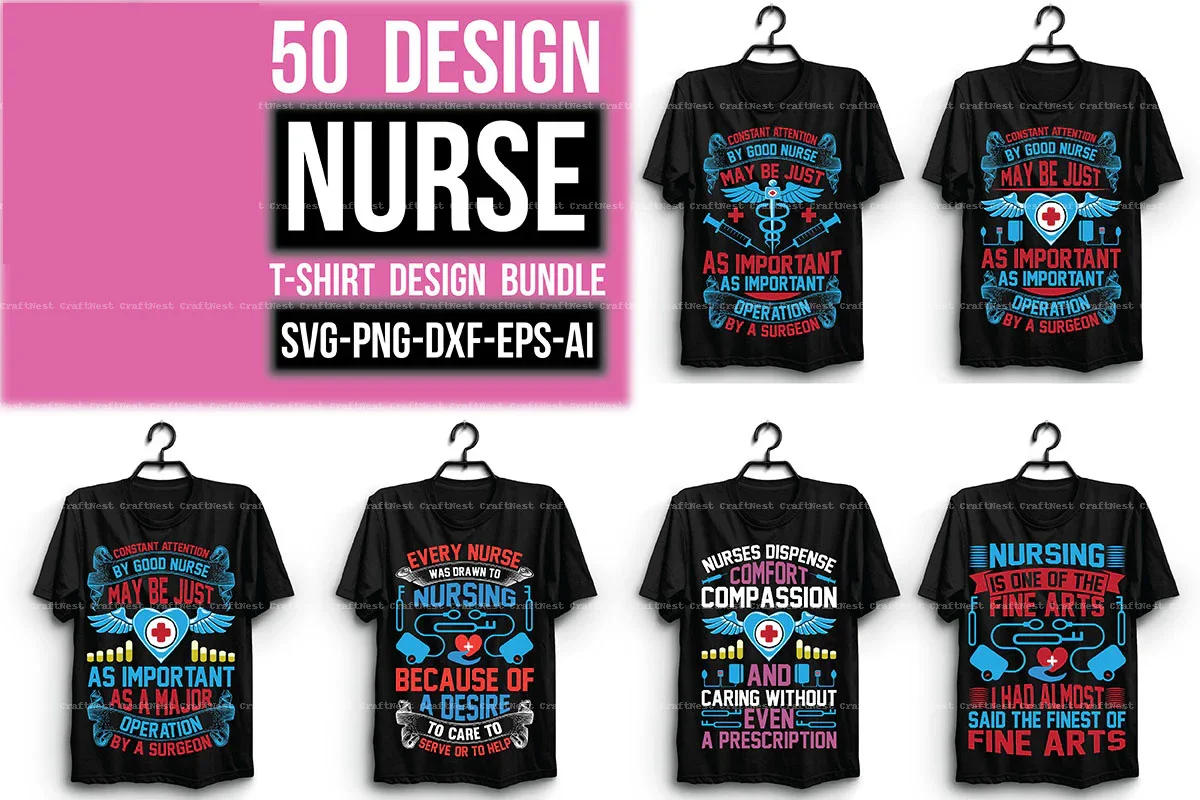 Nurse T-Shirt SVG Bundle