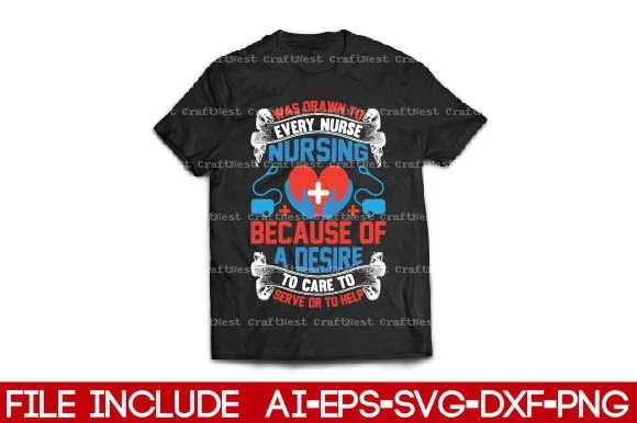 Nurse T-Shirt SVG Bundle - Image 3