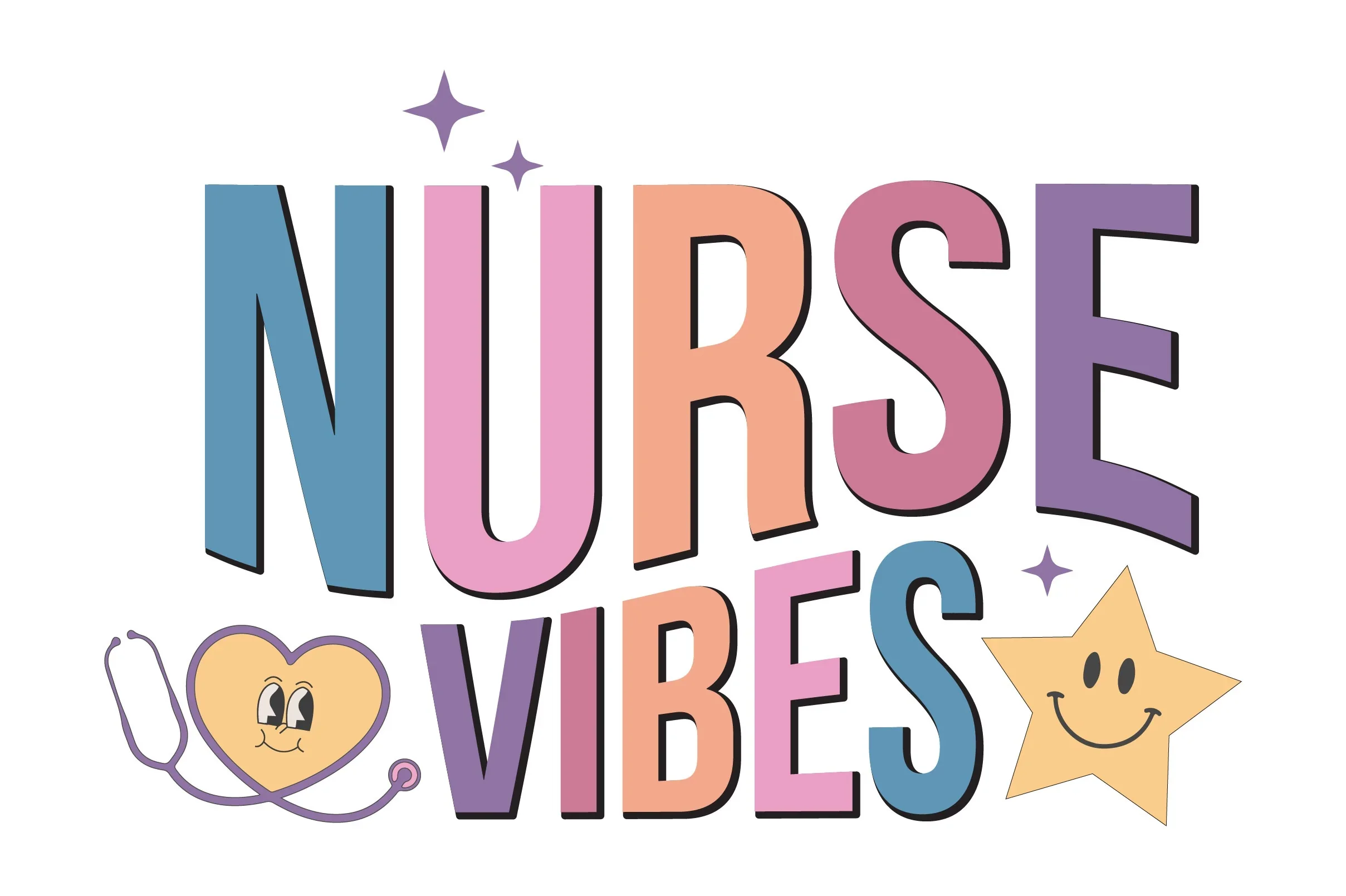 Nurse Vibes SVG Bundle
