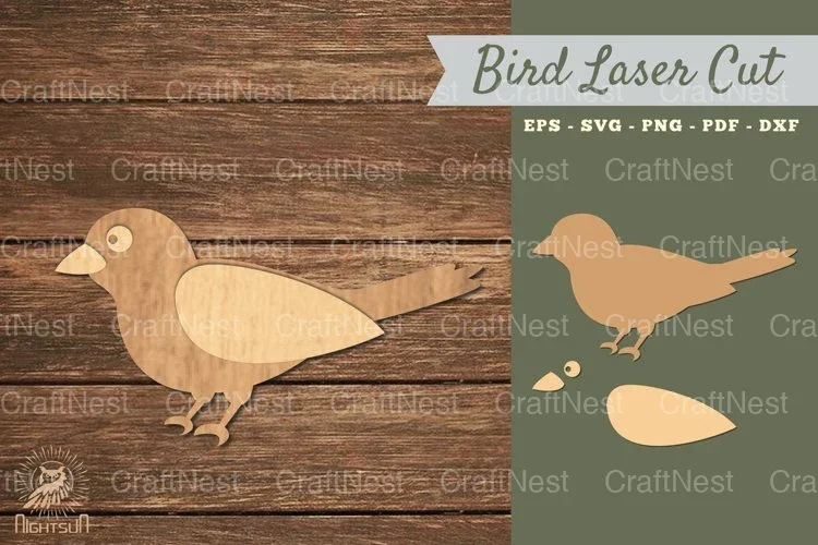 Oriole Bird Laser Cut Decoration Clipart Bundle