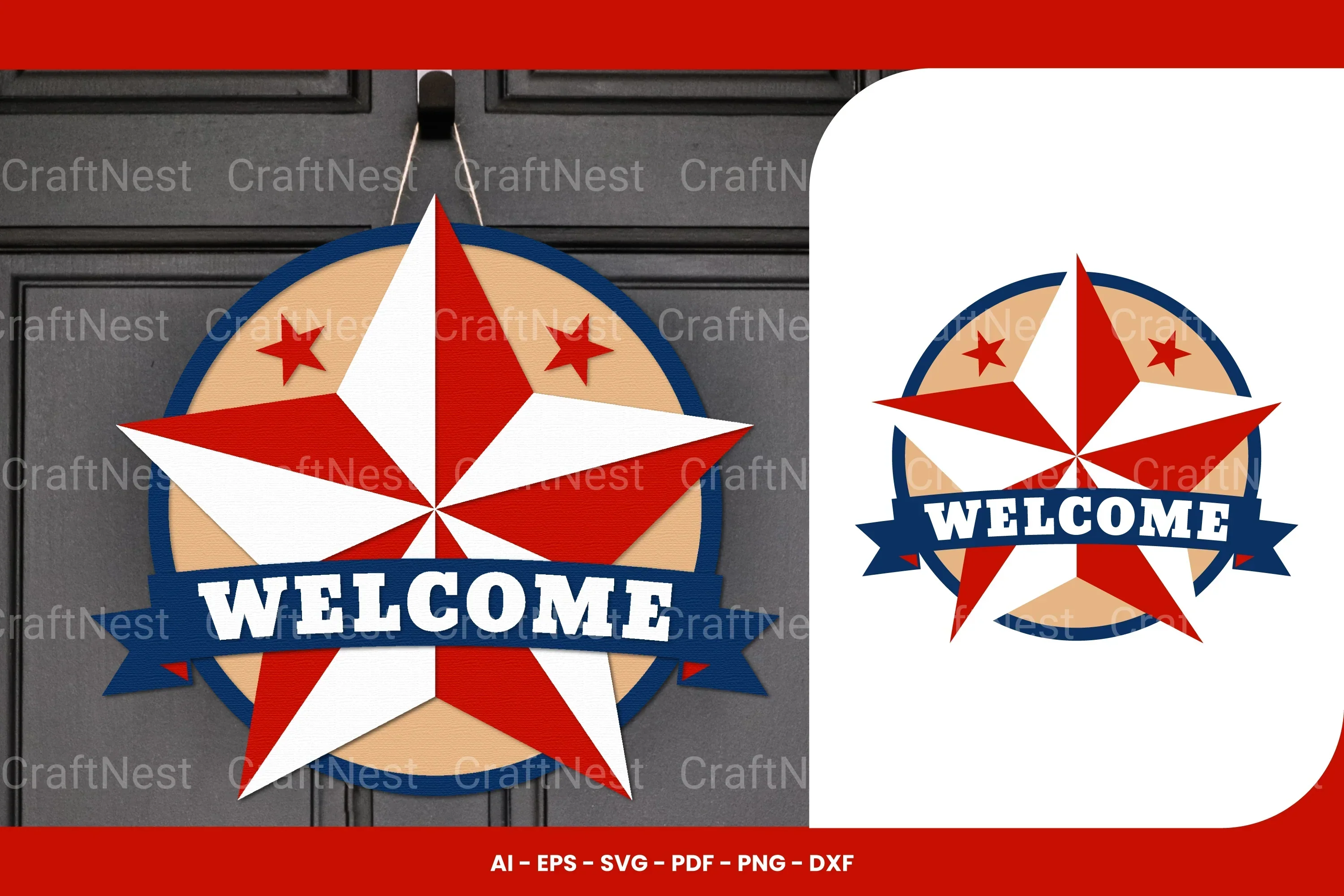 Patriotic Sign Laser Cut SVG Bundle