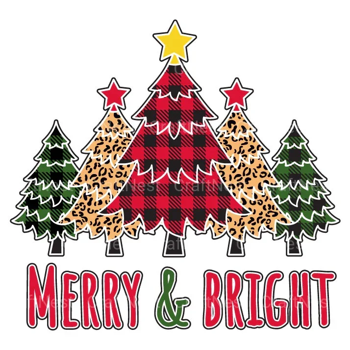 Patterned Christmas Tree SVG Bundle