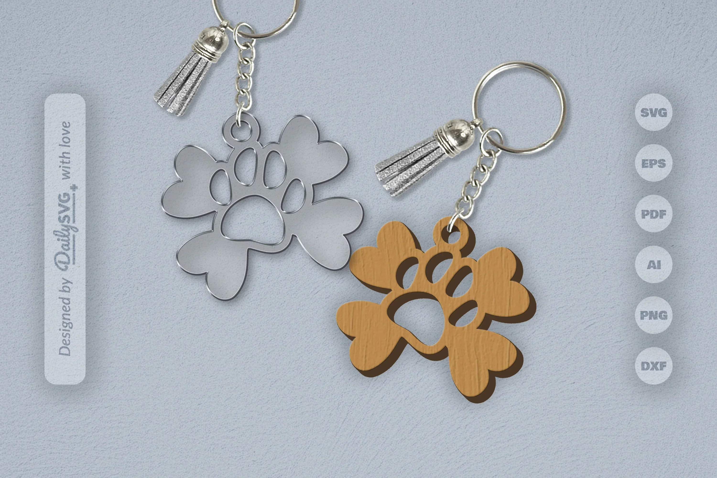 Paw SVG Bundle for Crafting