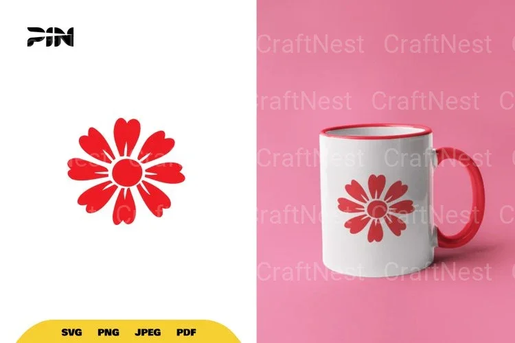 Petal Icon Flowers SVG Bundle