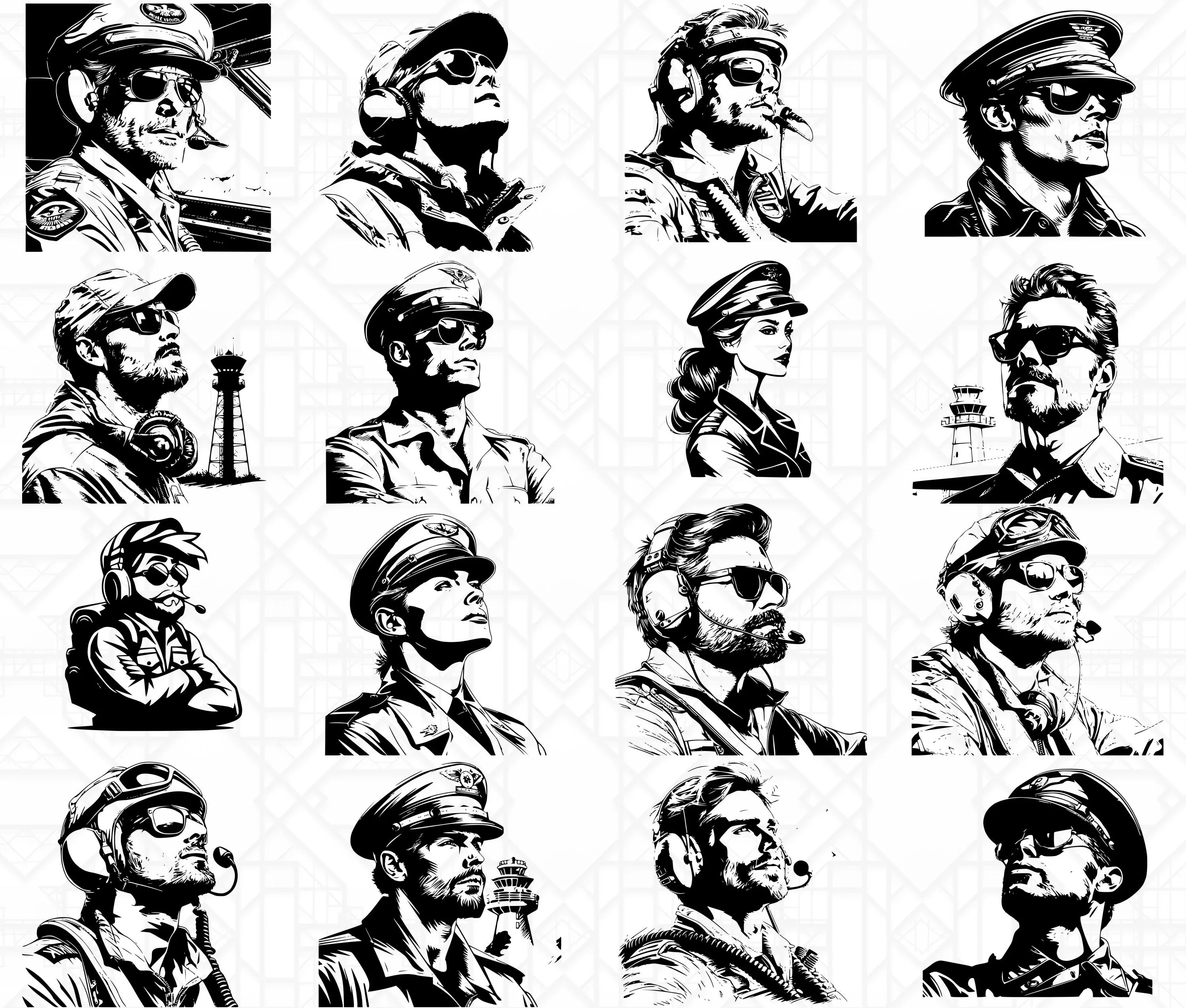 Pilot SVG Bundle - Image 3